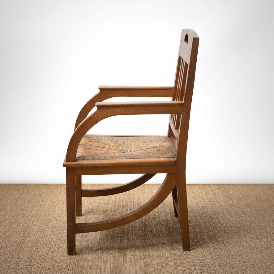 French Arts + Crafts Armchair