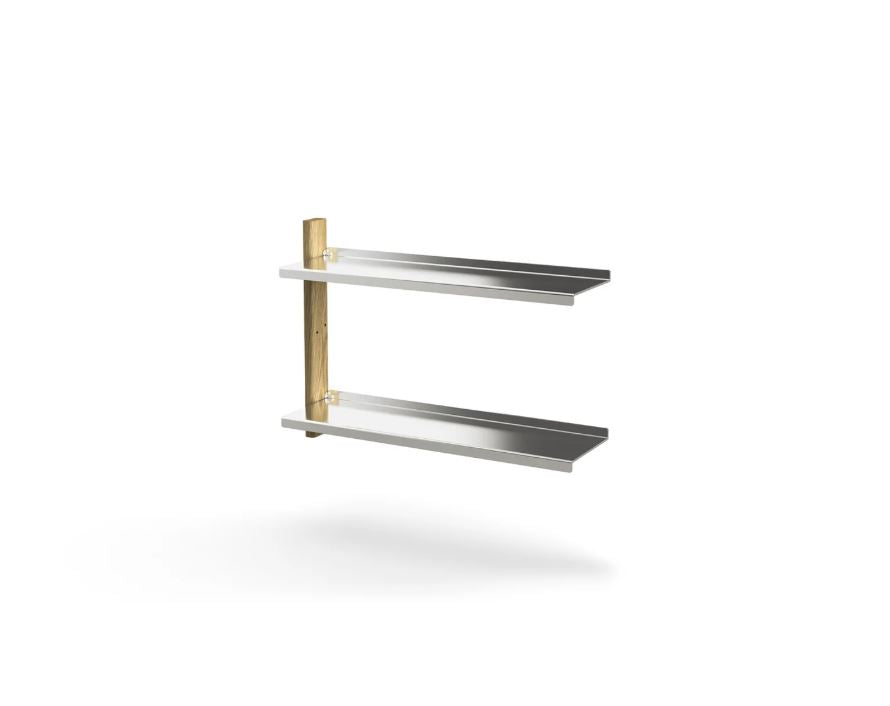 MAZŌ | MOD Shelving System - Aluminum + Oak