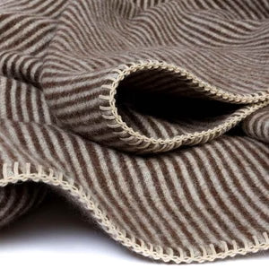 'Cortez' Reversible Throw - Coffee
