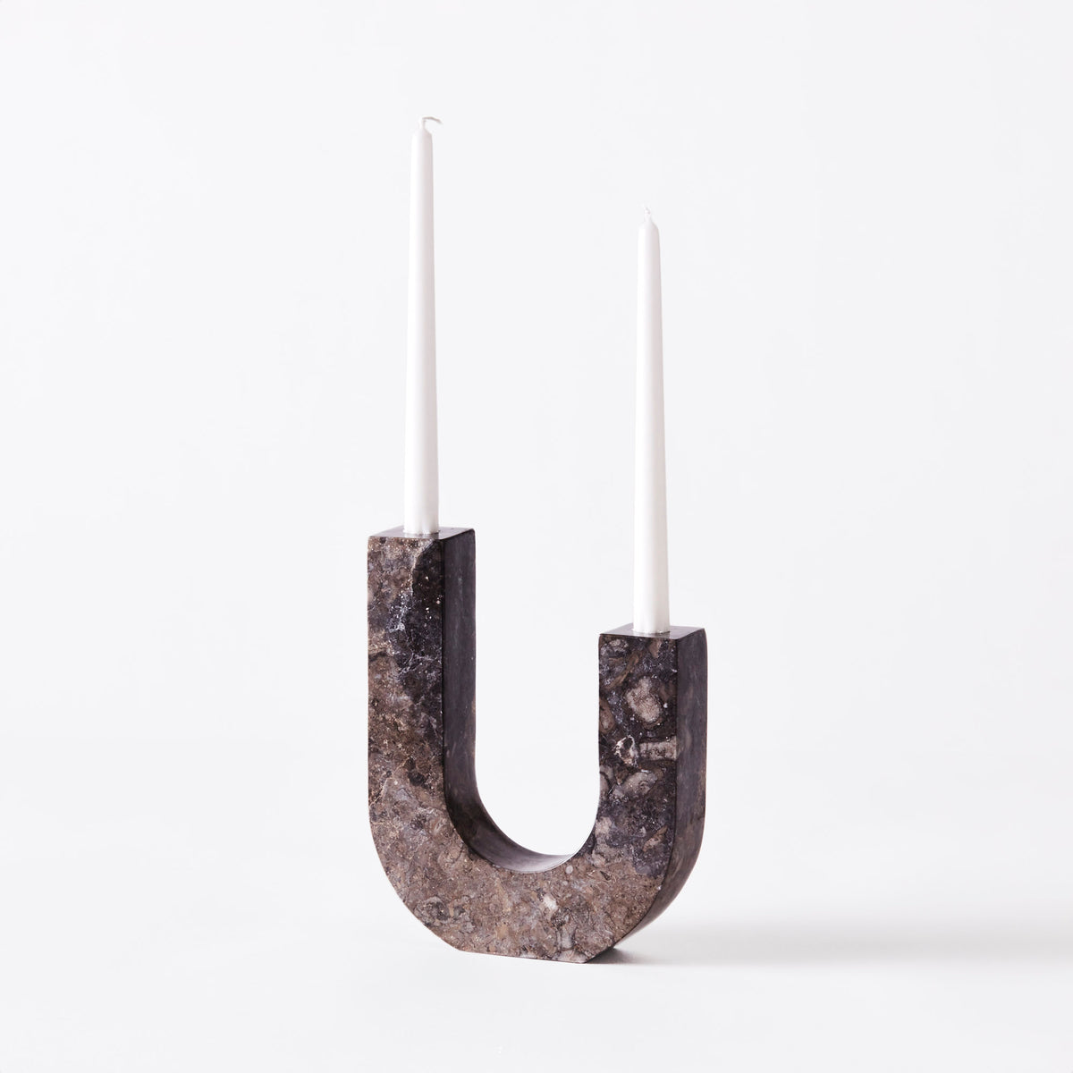 Dusty Deco | Arco Candle Holder Grey