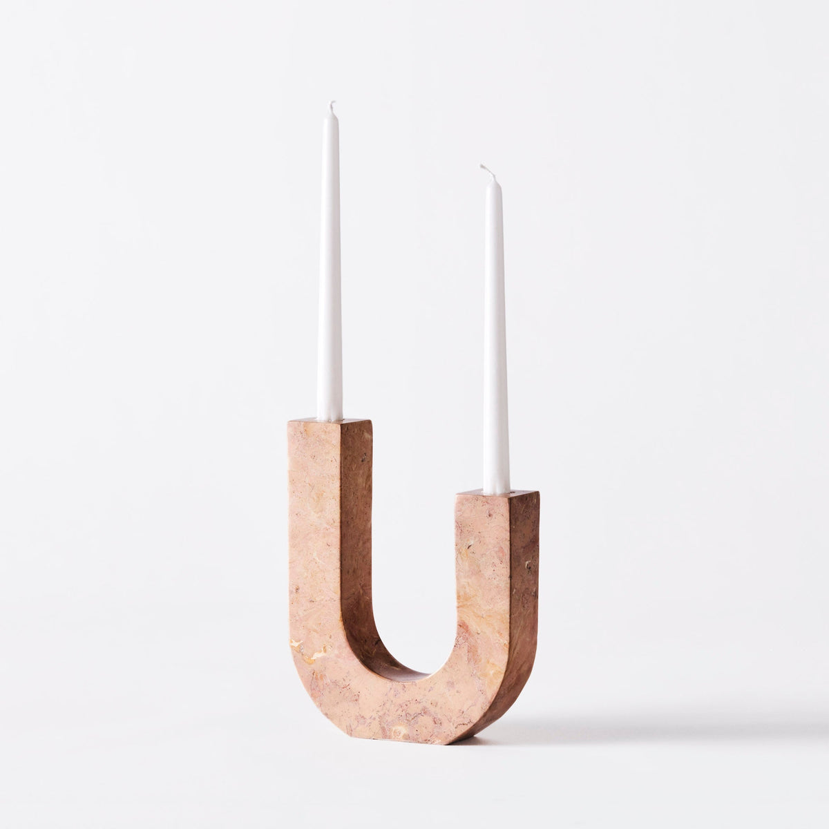 Arco Candle Holder Red