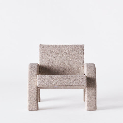 Arco Lounge Chair Boucle Natural