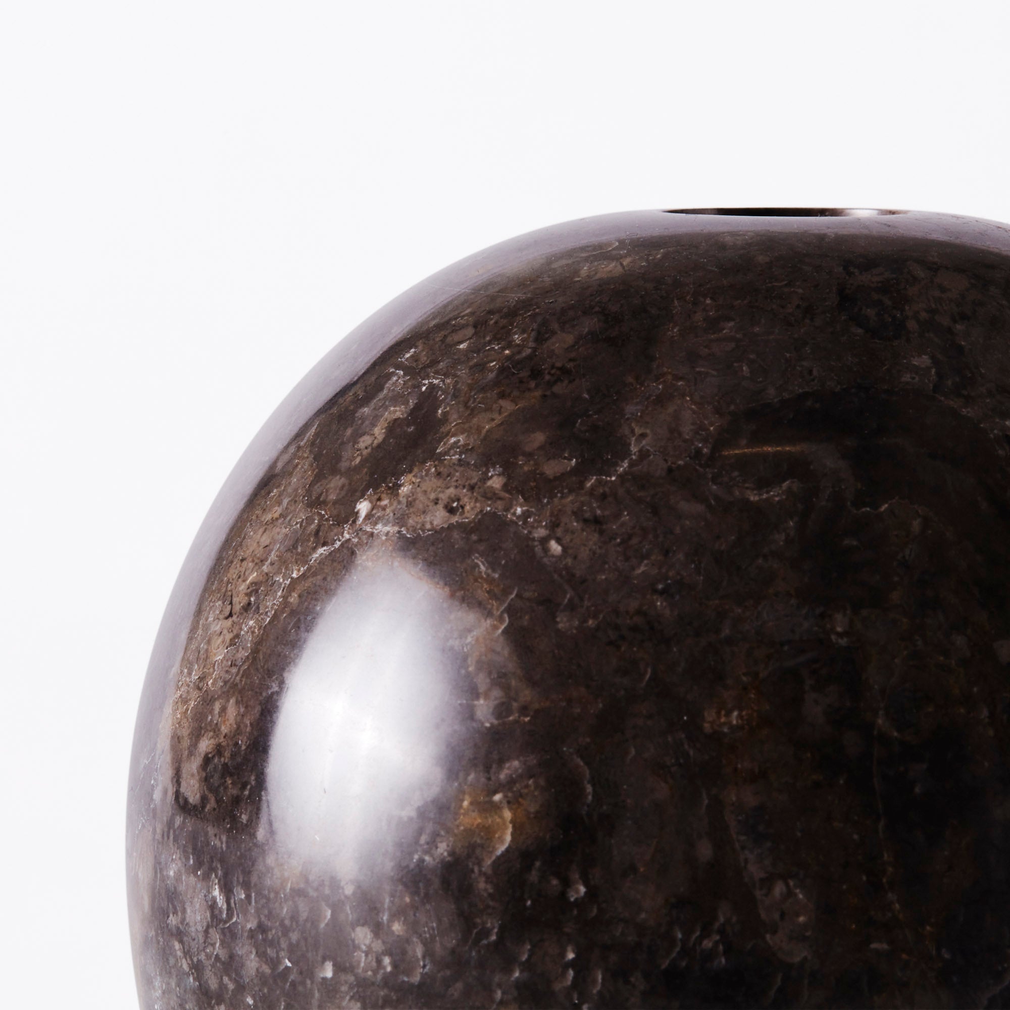 Dusty Deco | Sphere Candle Holder 12 Grey