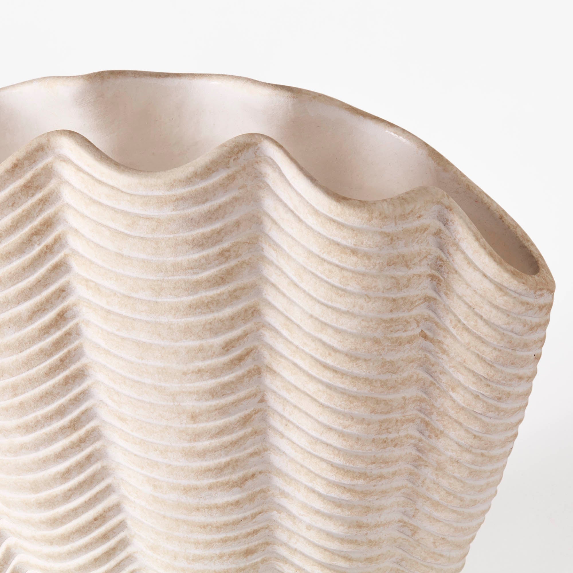 Concha Vase White Large