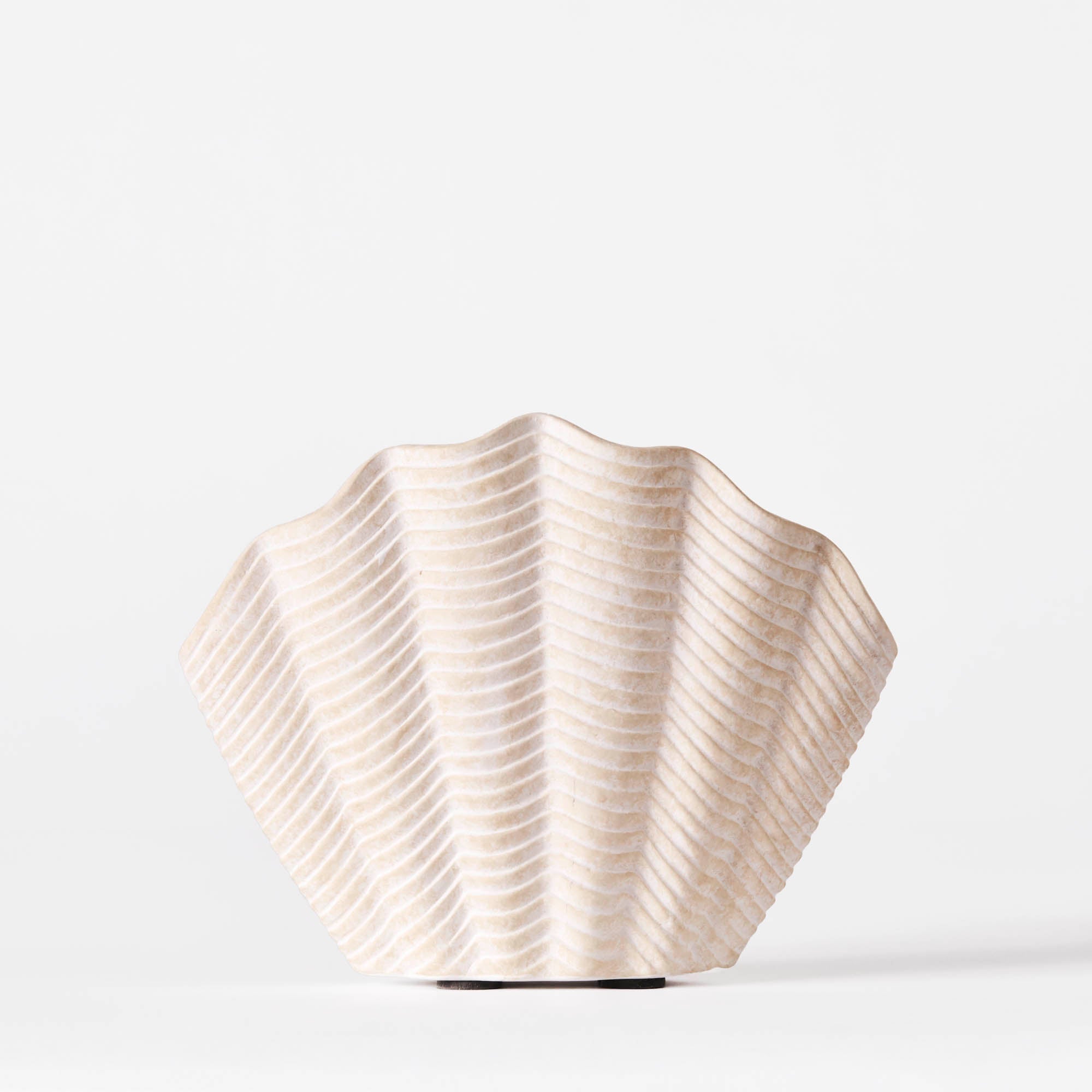 Concha Vase White Medium