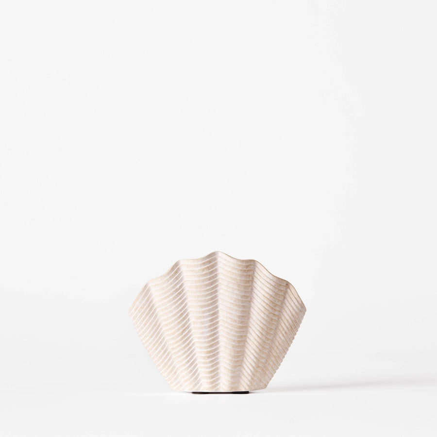 Concha Vase White Medium