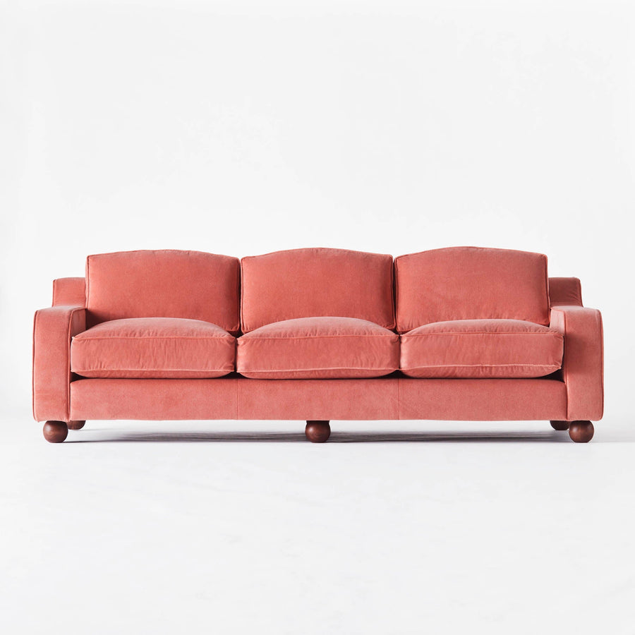 Lola Sofa Velvet Vintage Pink