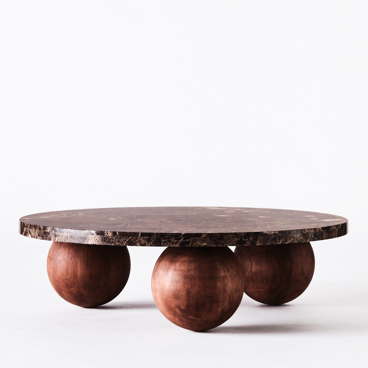 Sphere Round Sofa Table Emperador