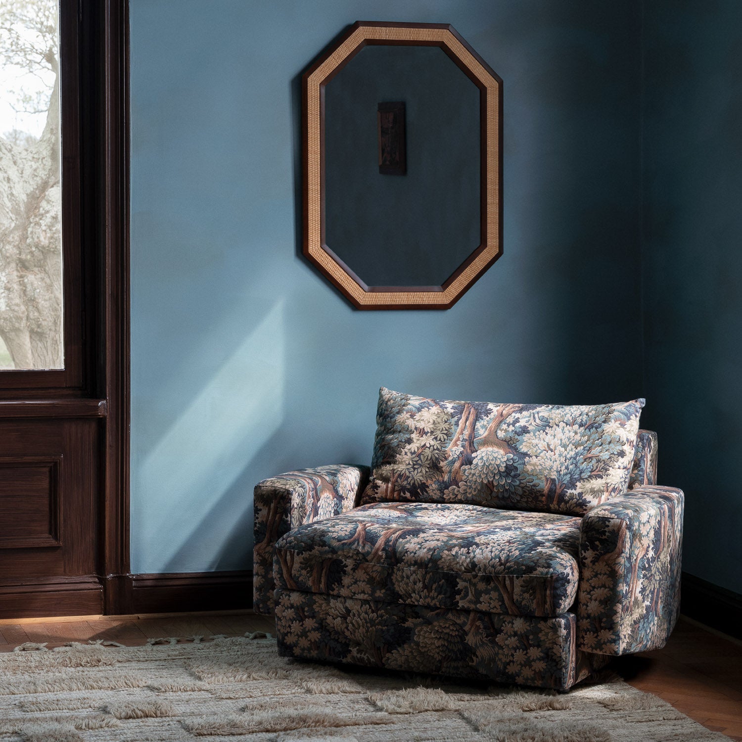 Rattan Mirror Small