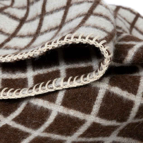 'Floyd' Reversible Throw - Coffee