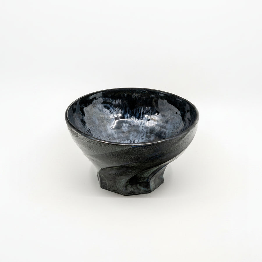 Studio Hanzashi | Tenmoku Spiral Bowl