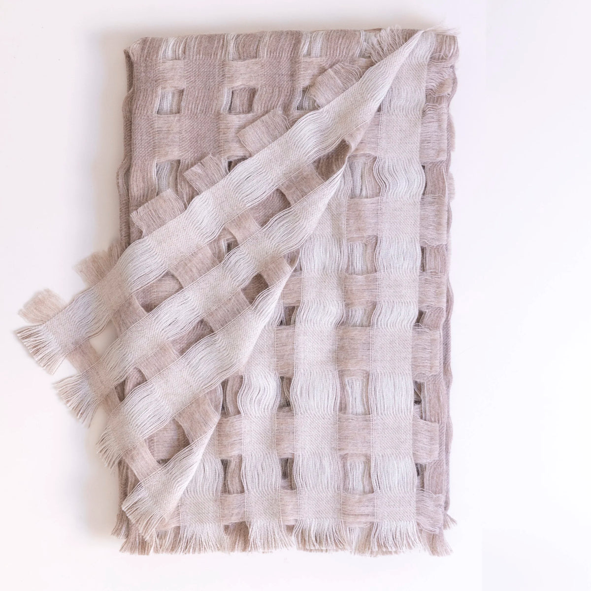 Airy Open-Grid Throw