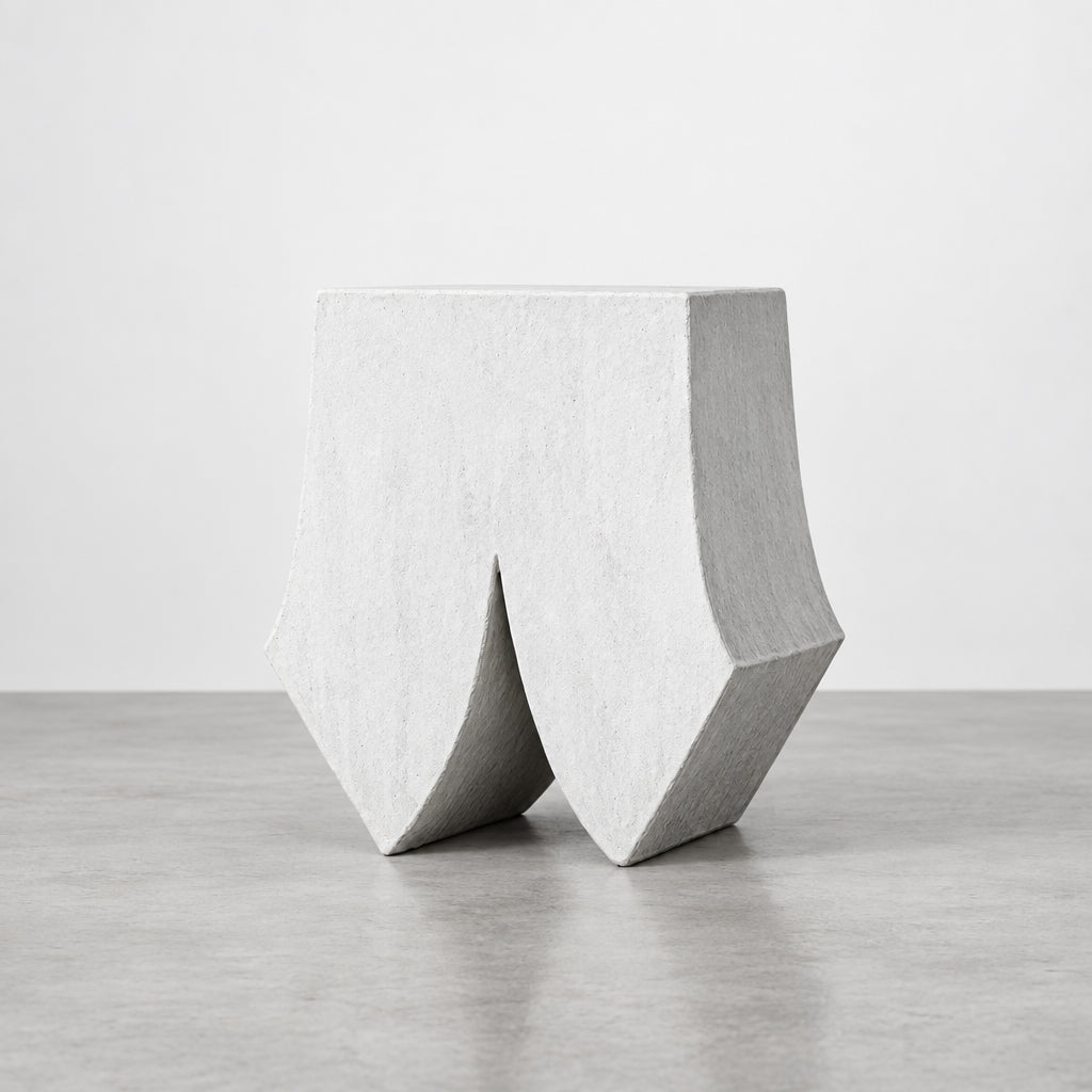 Kelsie Rudolph | Ceramic Stool - Blue Sand