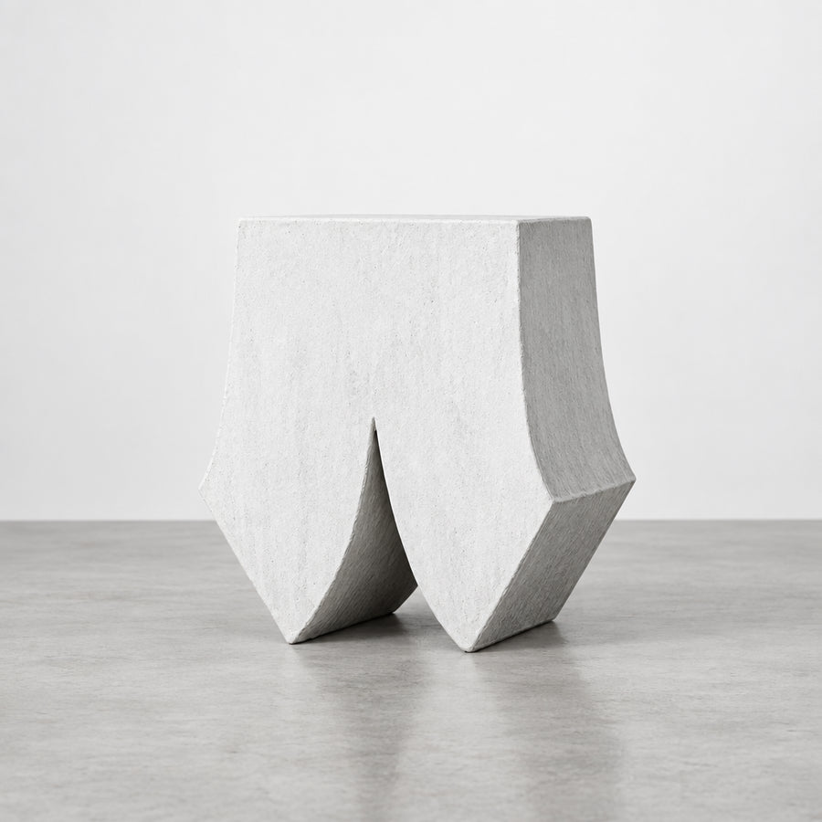 Kelsie Rudolph | Ceramic Stool - Blue Sand
