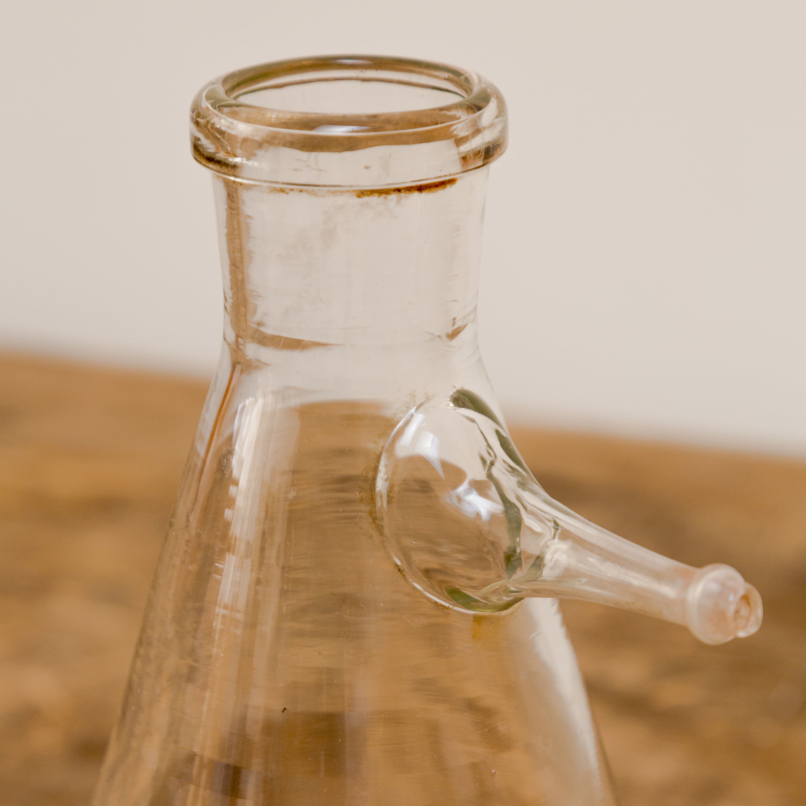 Vintage Lab Glass Conical Beaker
