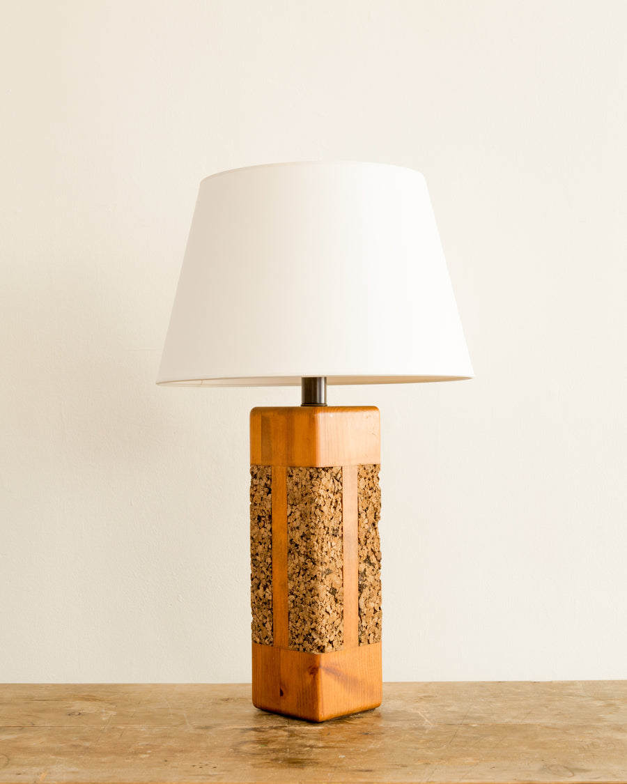 Cork + Pine Table Lamp