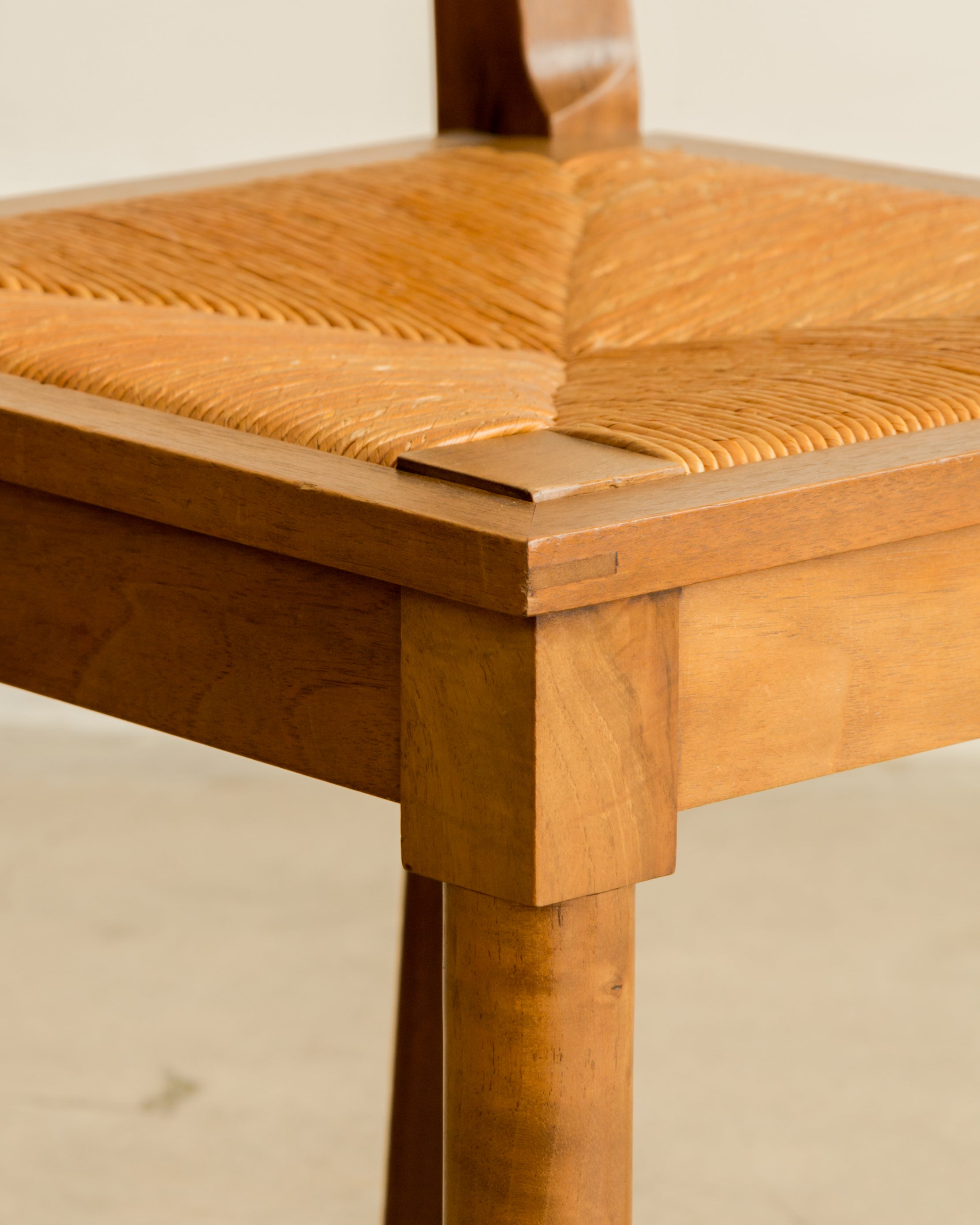Jacques Adnet Style | Ladder Back Dining Chairs