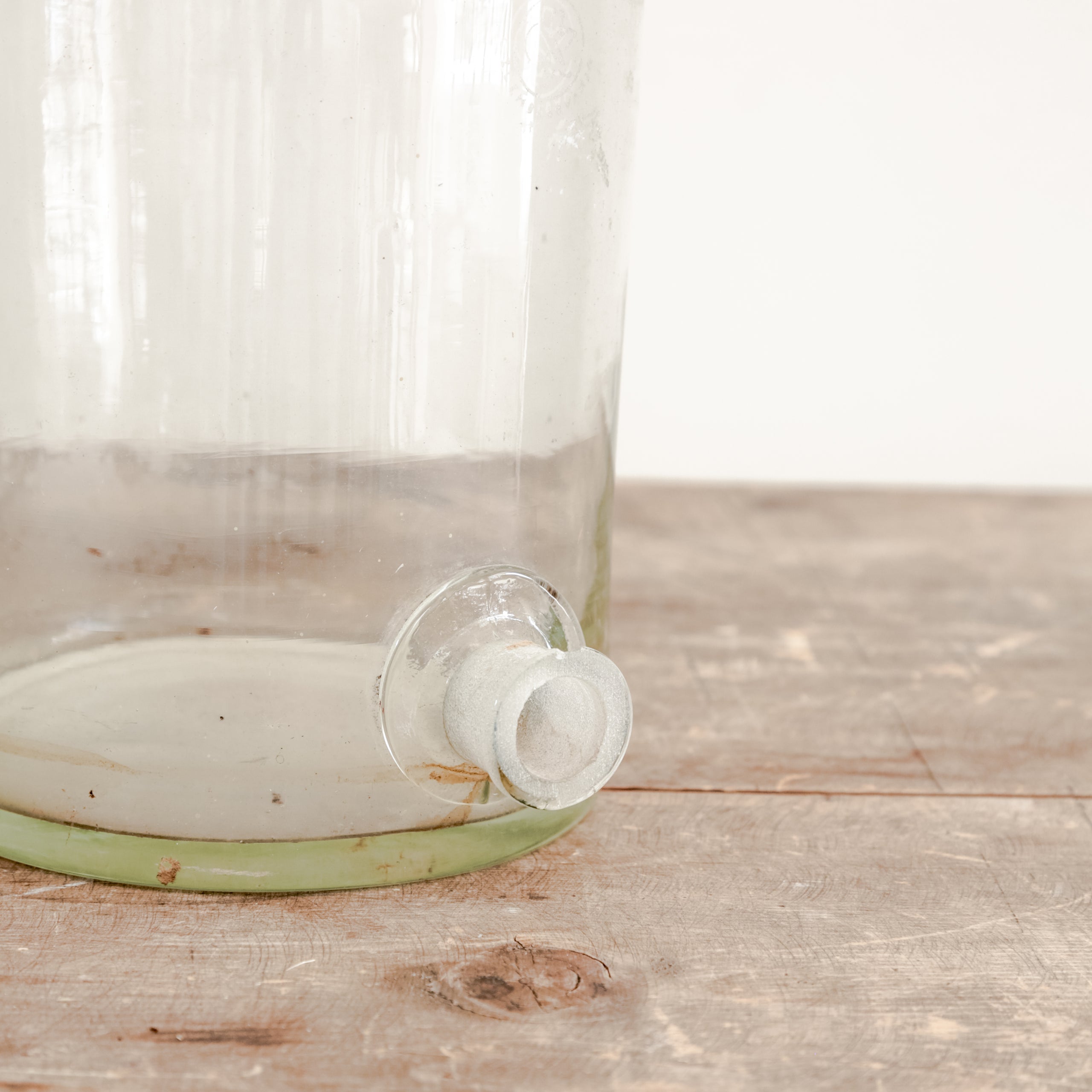 Vintage Lab Glass Bottle With Spout