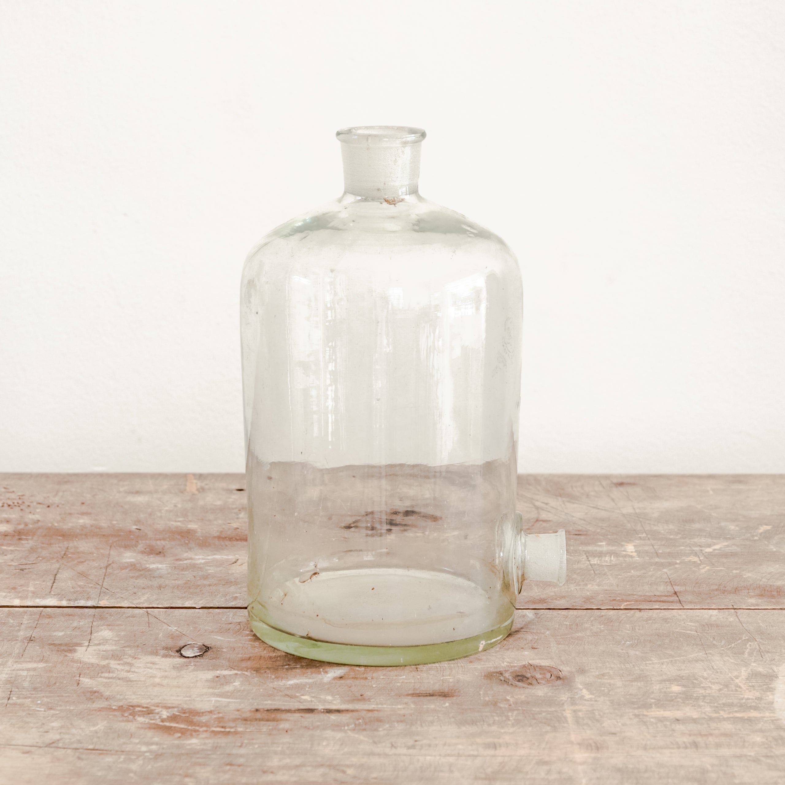 Vintage Lab Glass Bottle With Spout