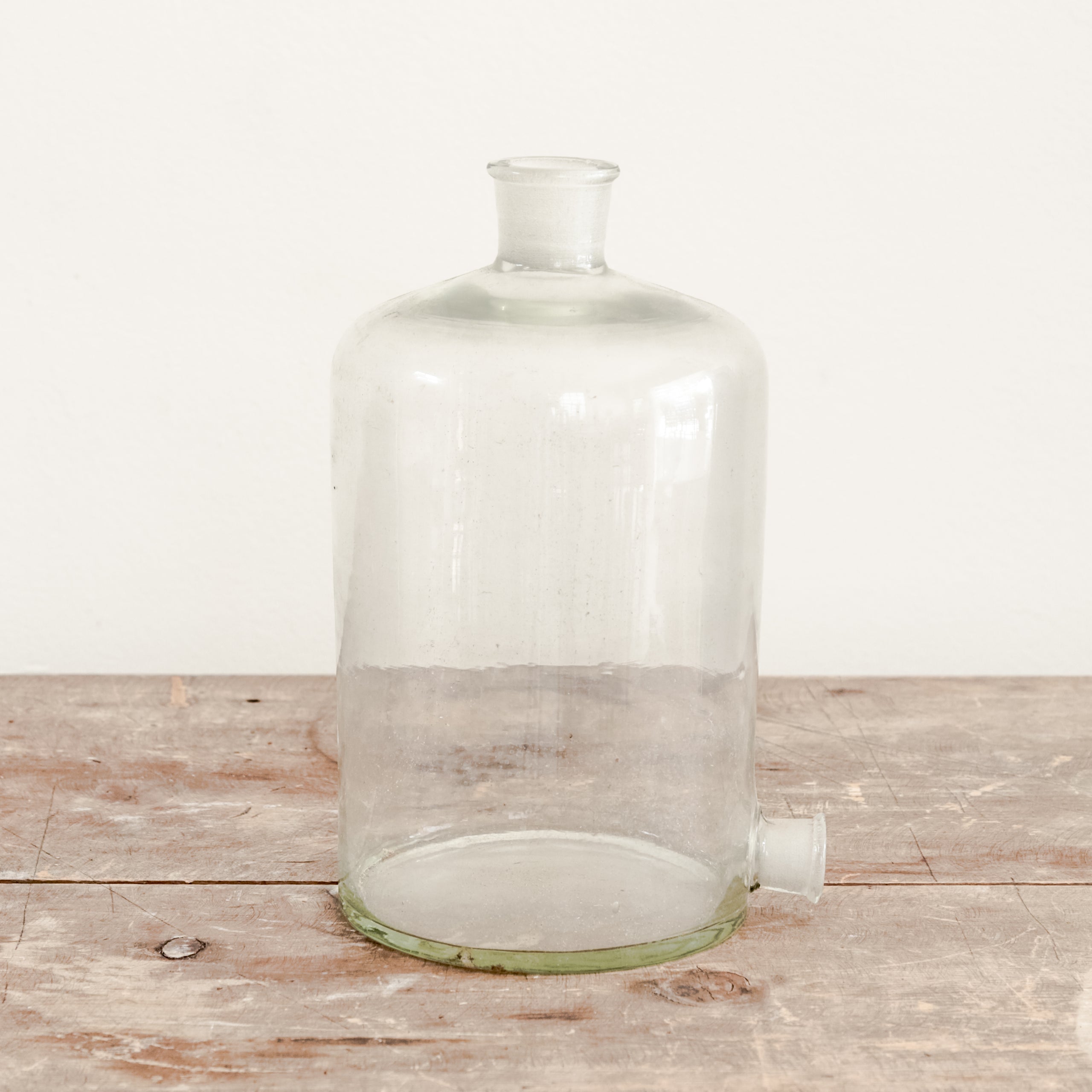 Vintage Lab Glass Bottle With Spout