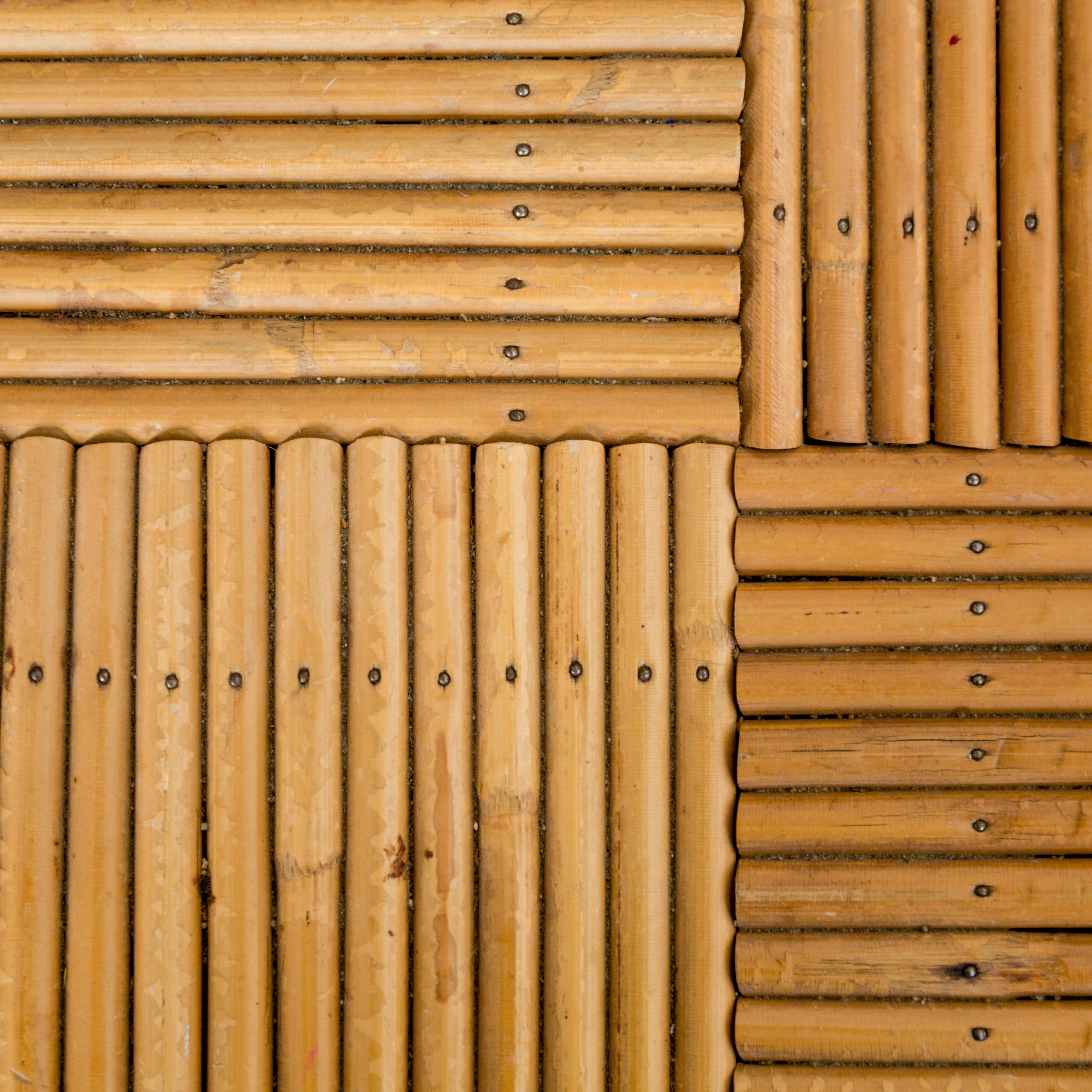 Audoux Minet + Roger Capron | Bamboo + Tile Dining Table