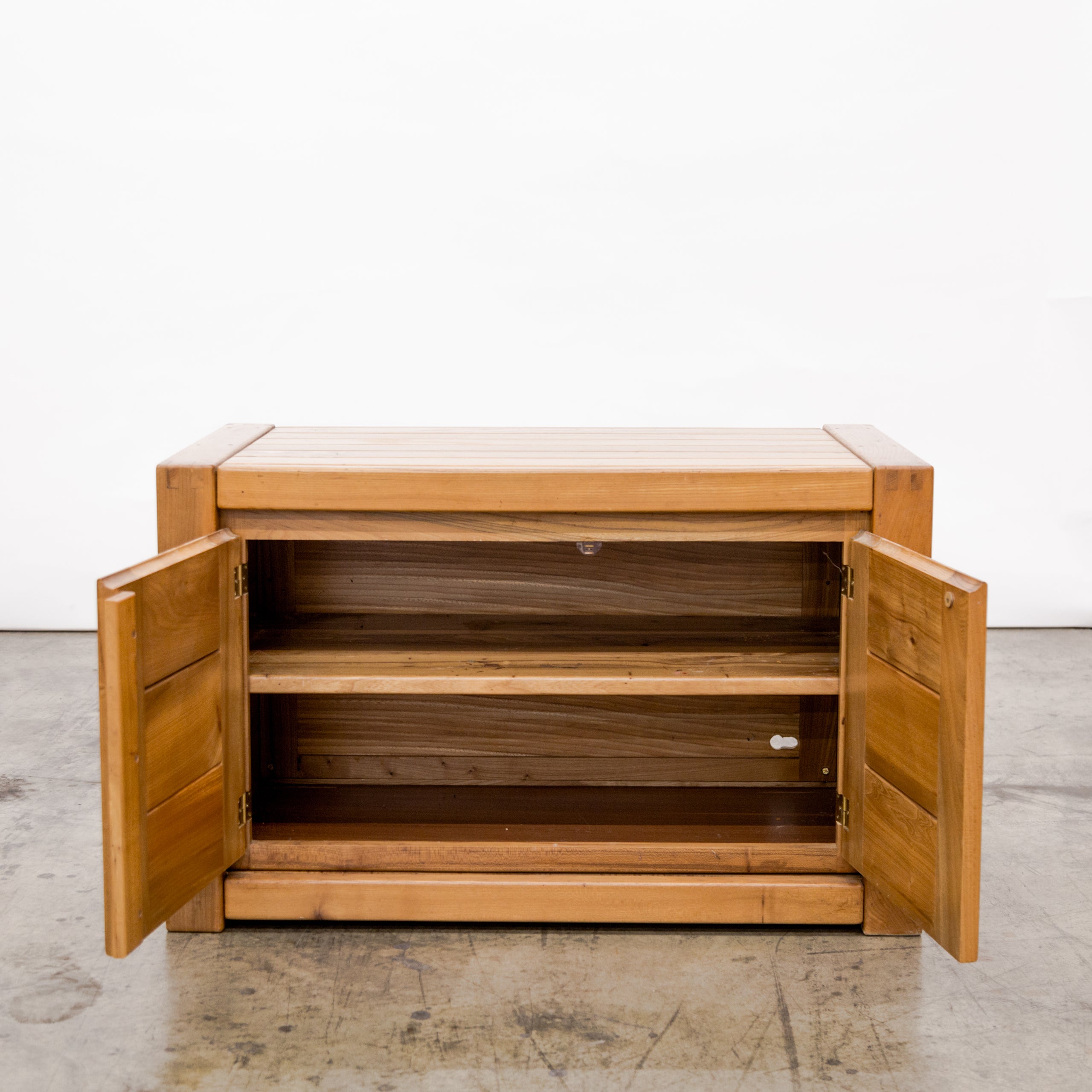 Maison Regain | Brutalist Elm Wood Cupboards
