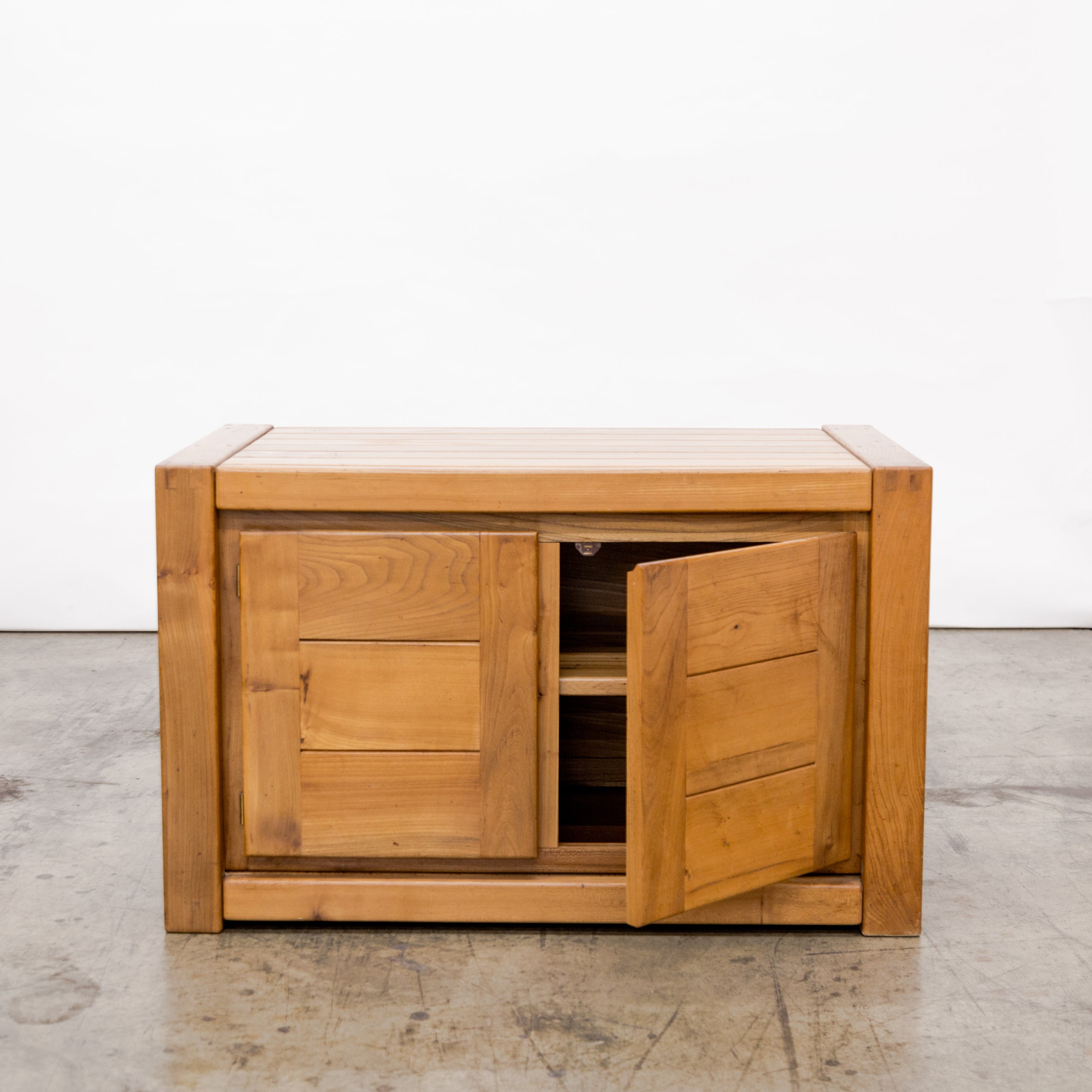 Maison Regain | Brutalist Elm Wood Cupboards