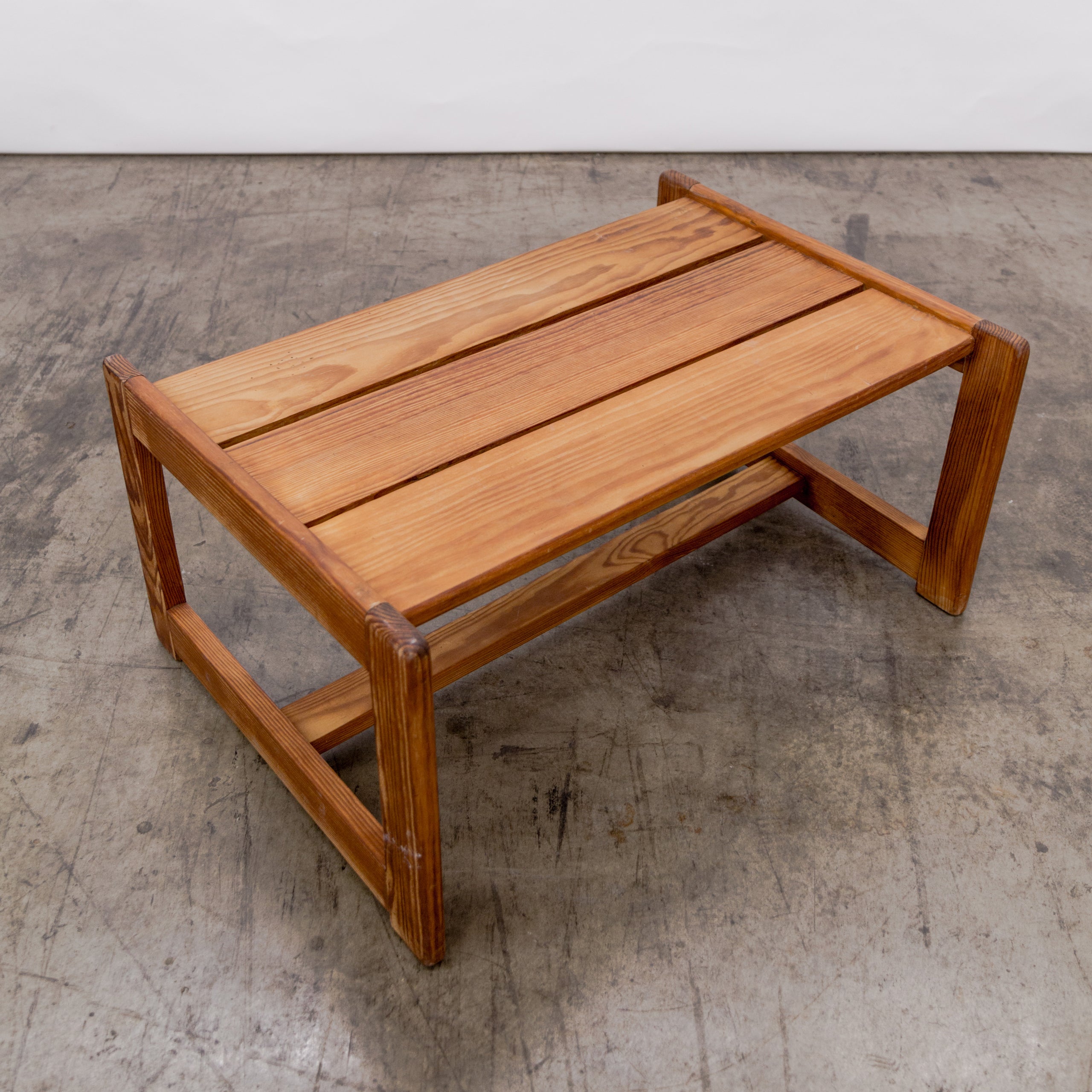 Baltic Pine Plank Top Cocktail Table