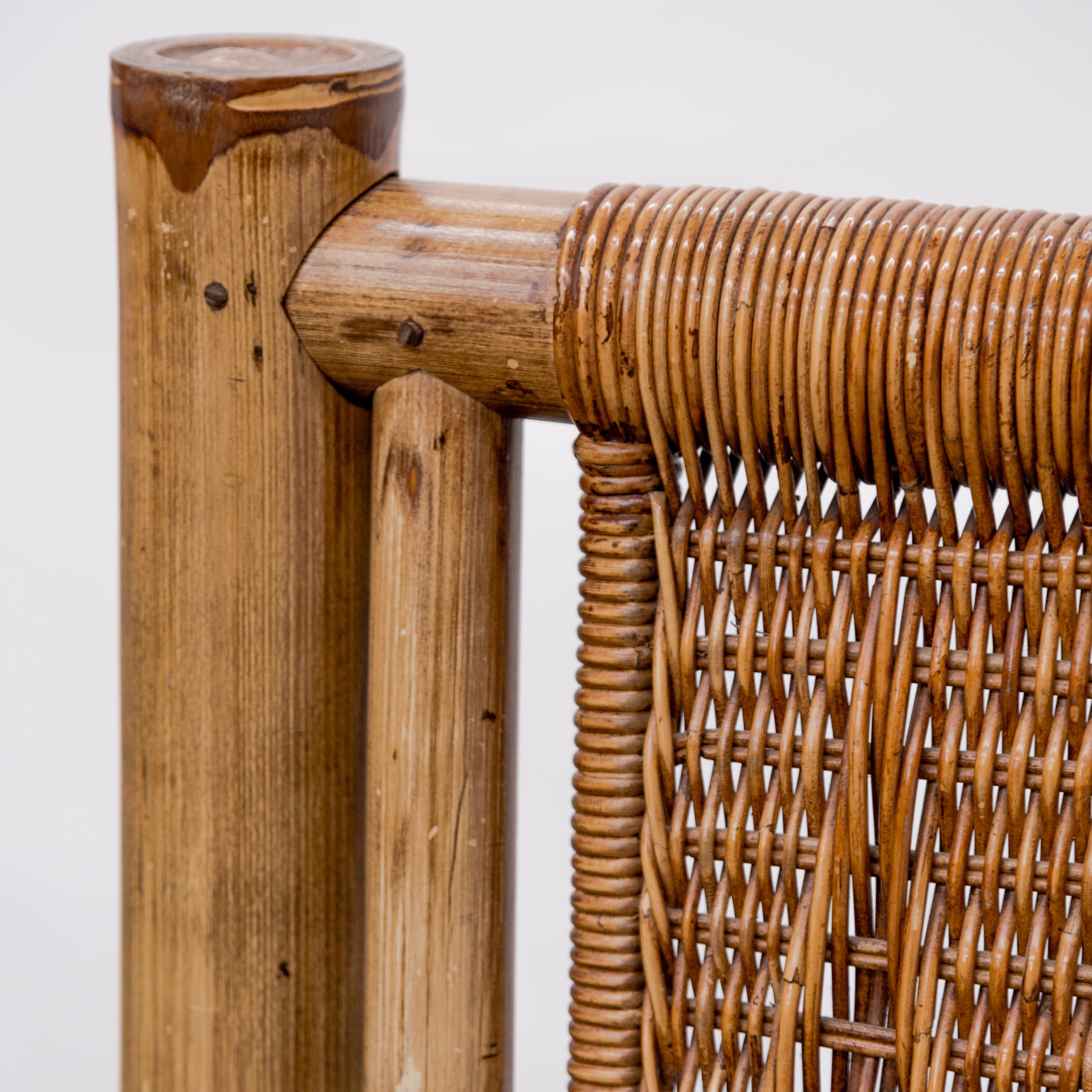 Audoux Minet Style | Primitive Chic Bamboo Side Chairs