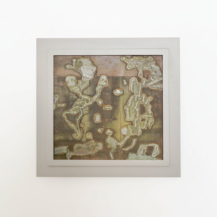 Topographical Print Block