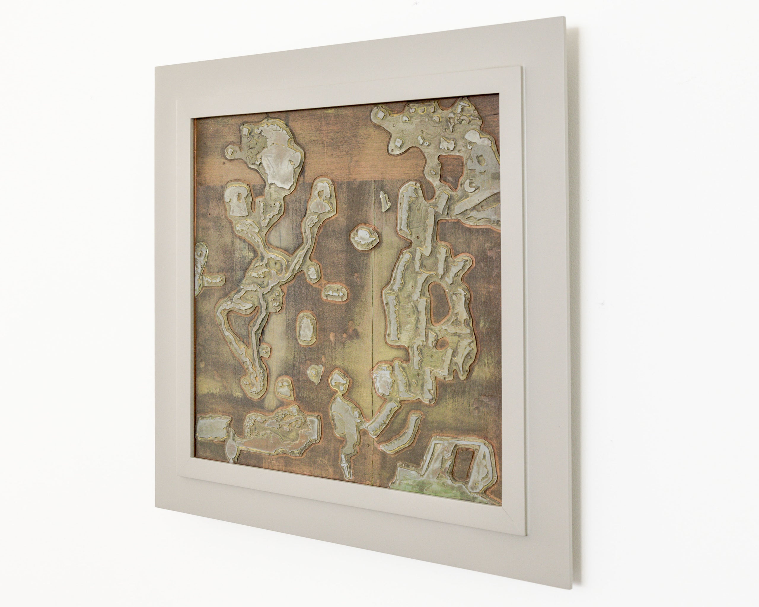 Topographical Print Block