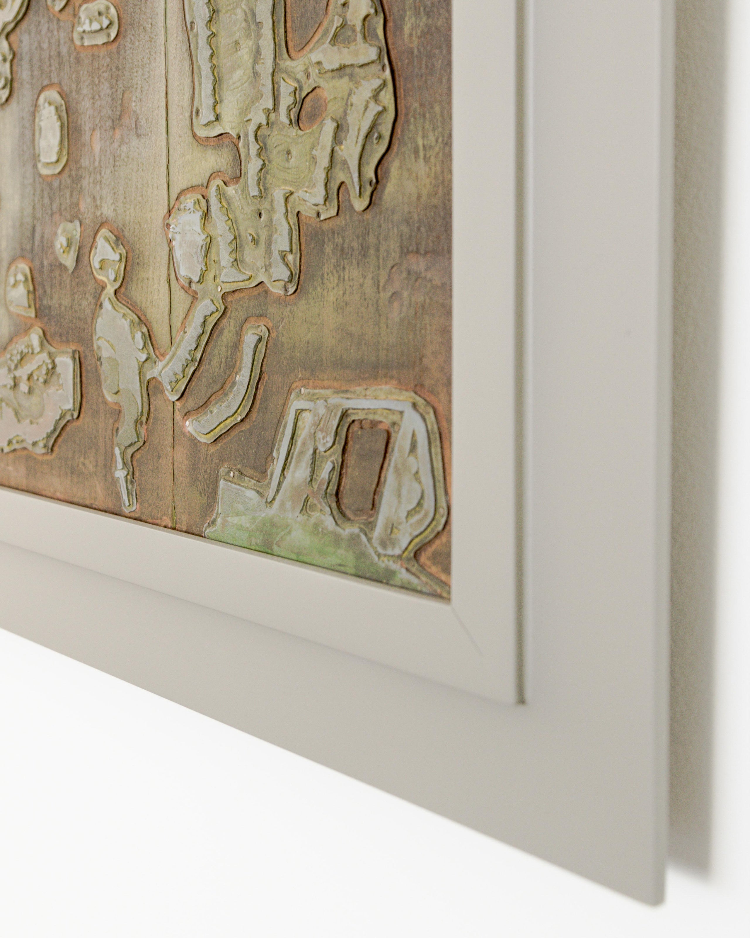 Topographical Print Block