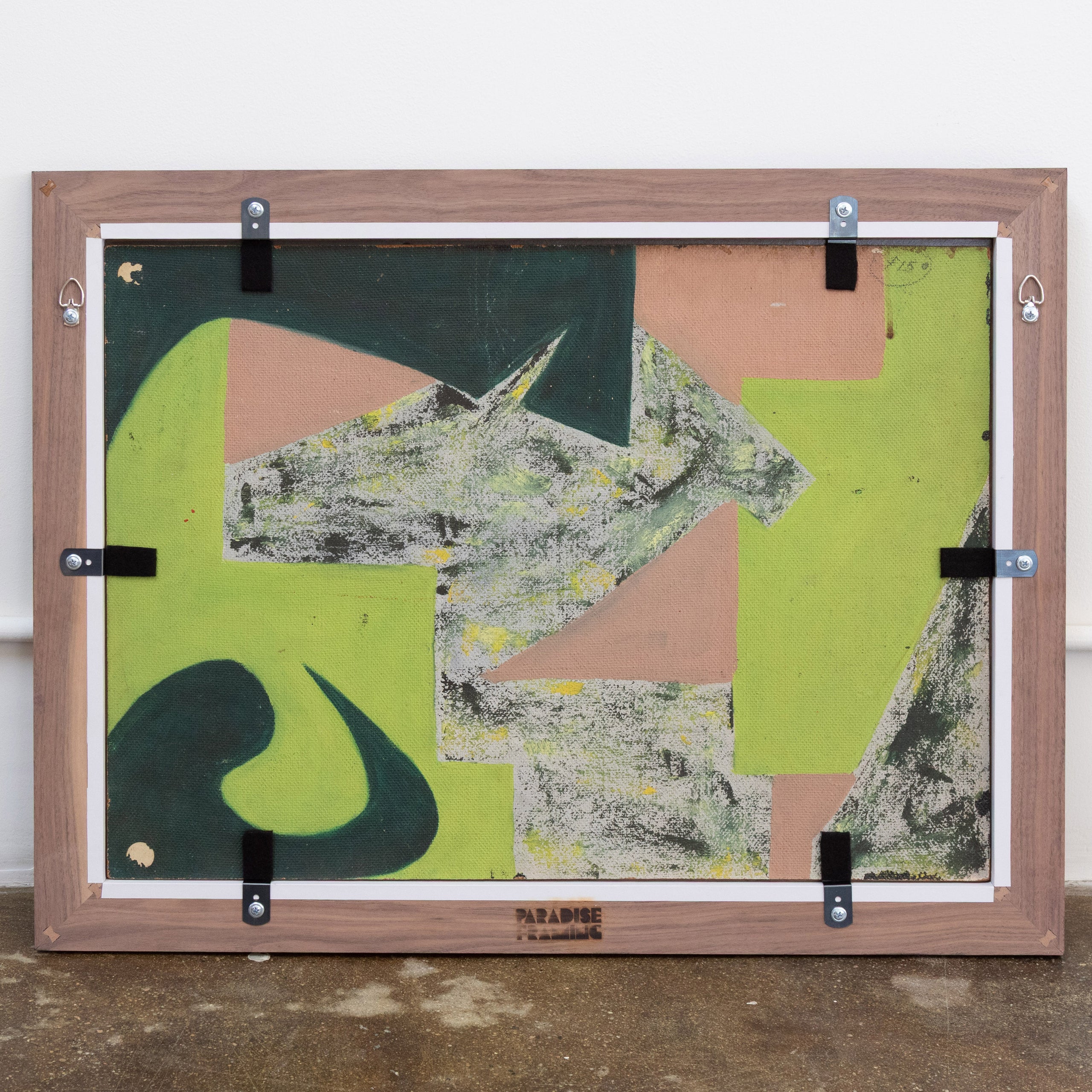 Emerson Woelffer | Untitled Oil + Mixed Media On Masonite