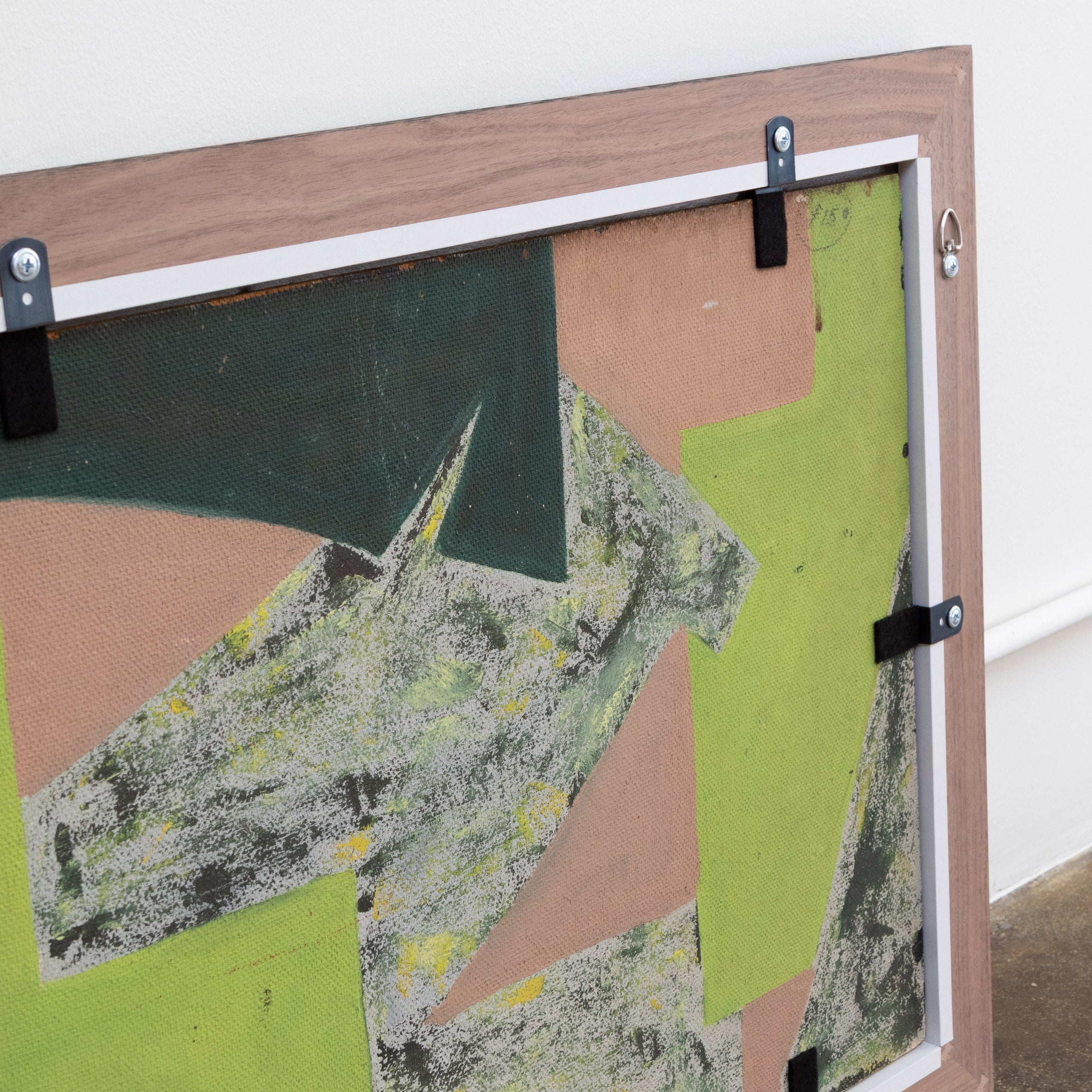Emerson Woelffer | Untitled Oil + Mixed Media On Masonite