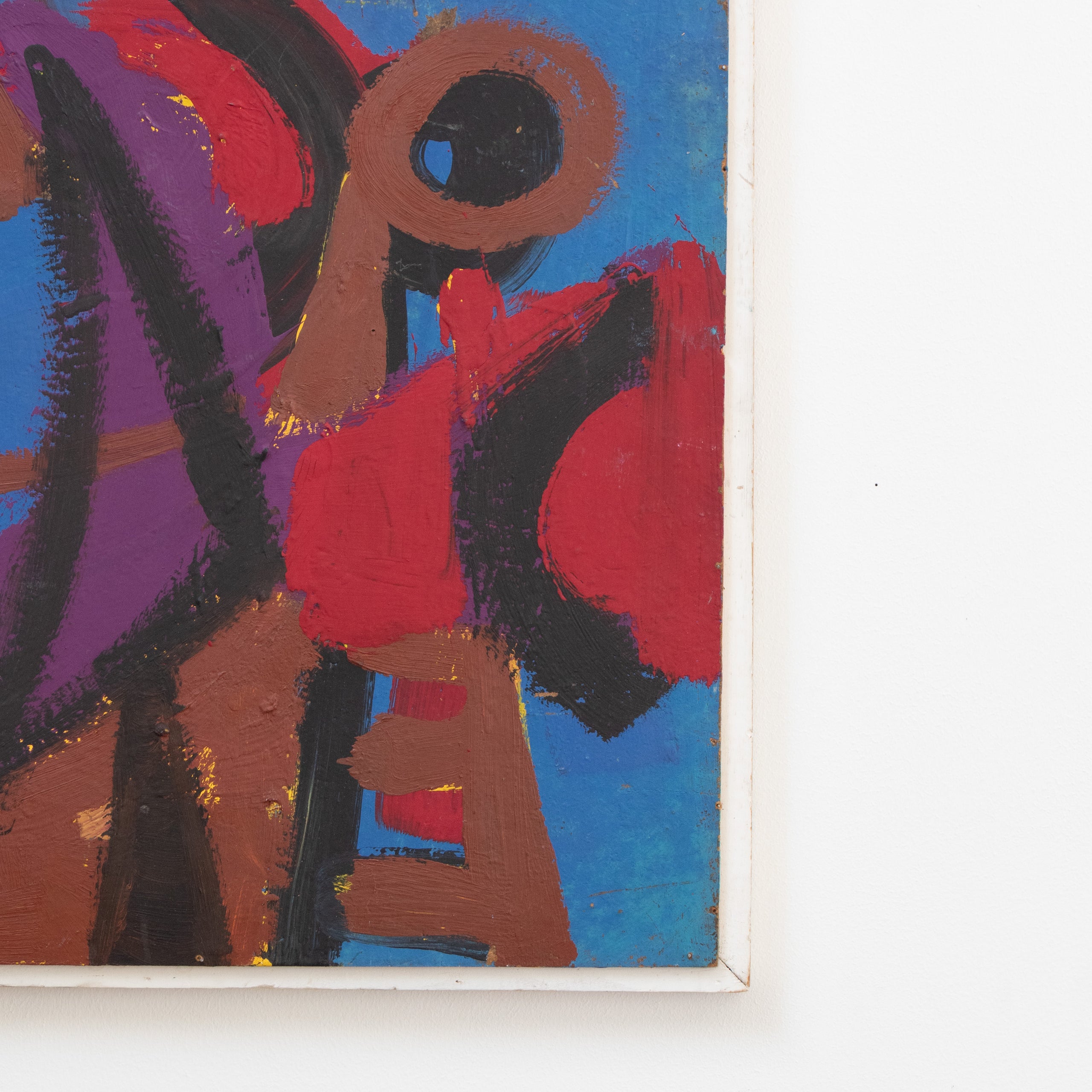 Emerson Woelffer | 'The Open Secret' Oil On Masonite
