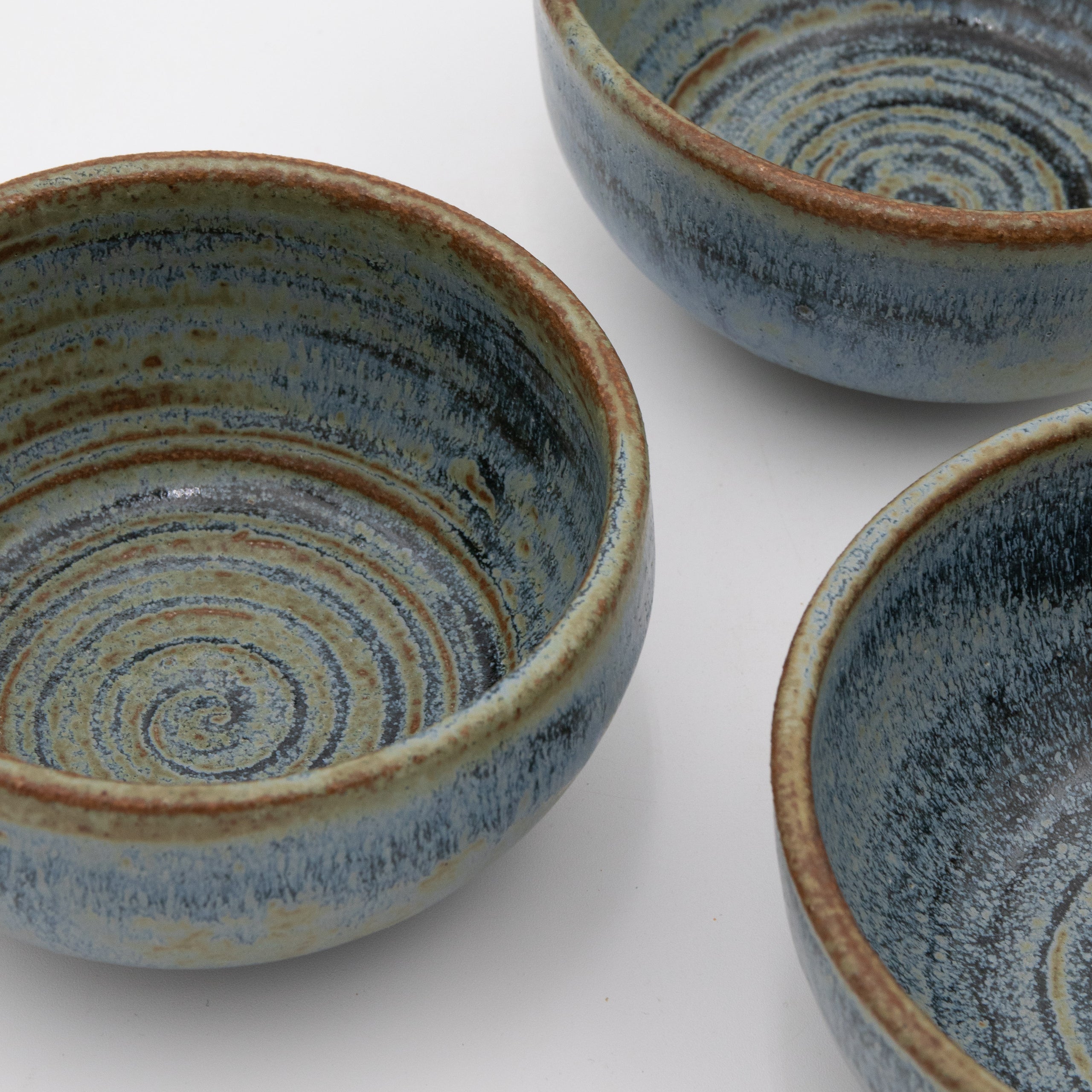MANN Handmade | Long Beach Blue Stoneware Bowl