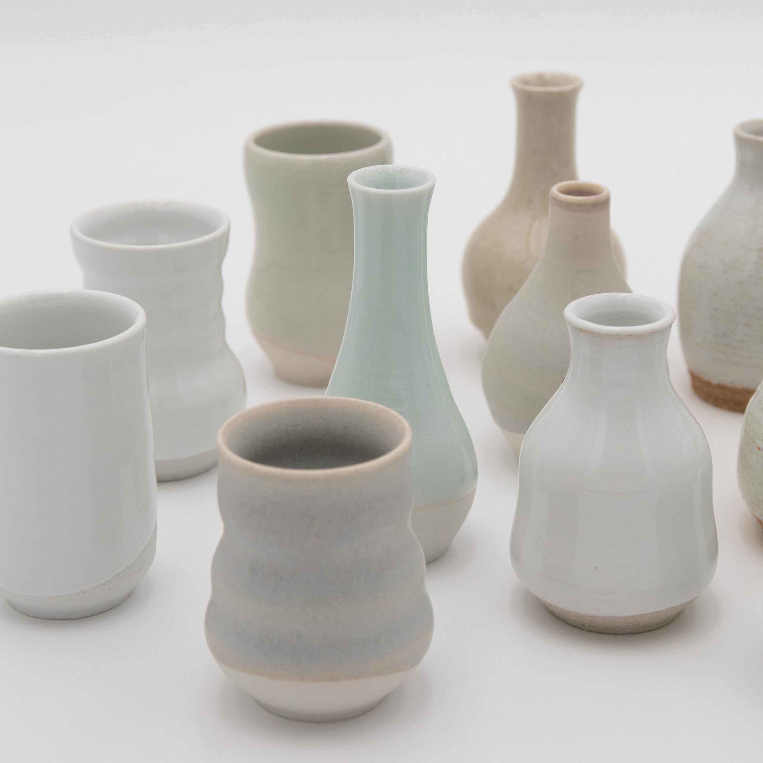 Sara Pilchman Ceramics | Tiny Pots - Light Mix