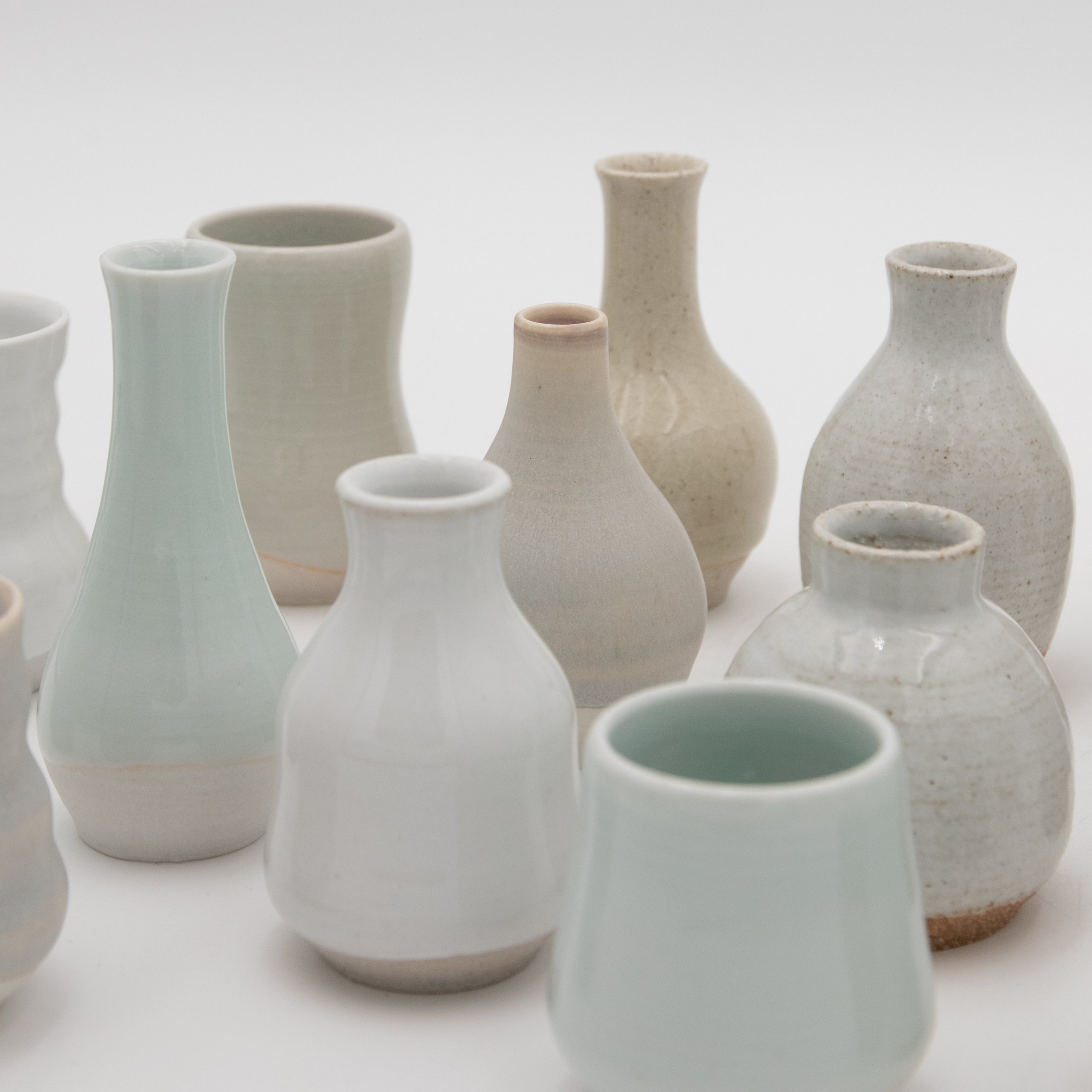 Sara Pilchman Ceramics | Tiny Pots - Light Mix