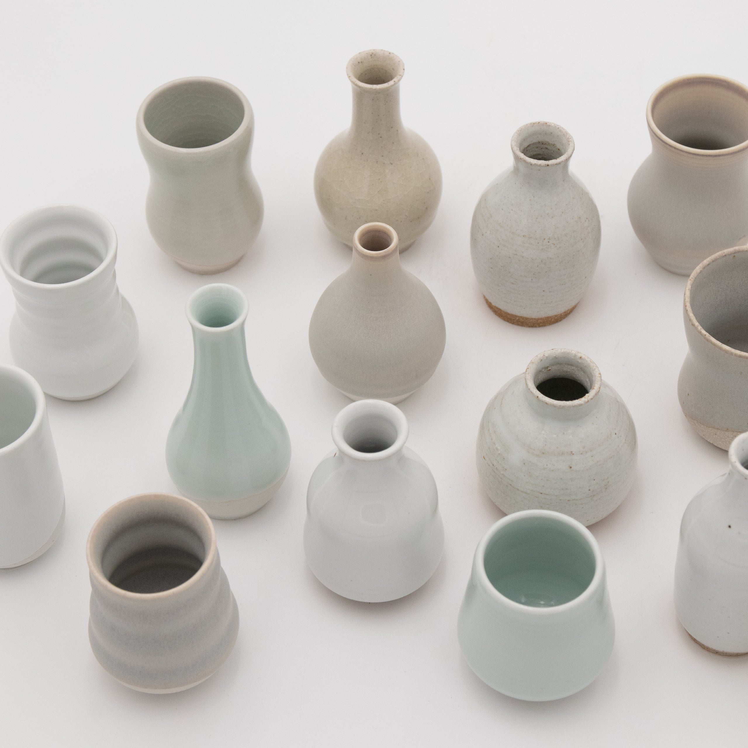 Sara Pilchman Ceramics | Tiny Pots - Light Mix