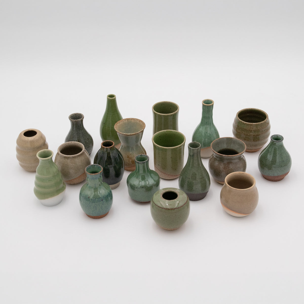 Sara Pilchman Ceramics | Tiny Pots - Forest Mix