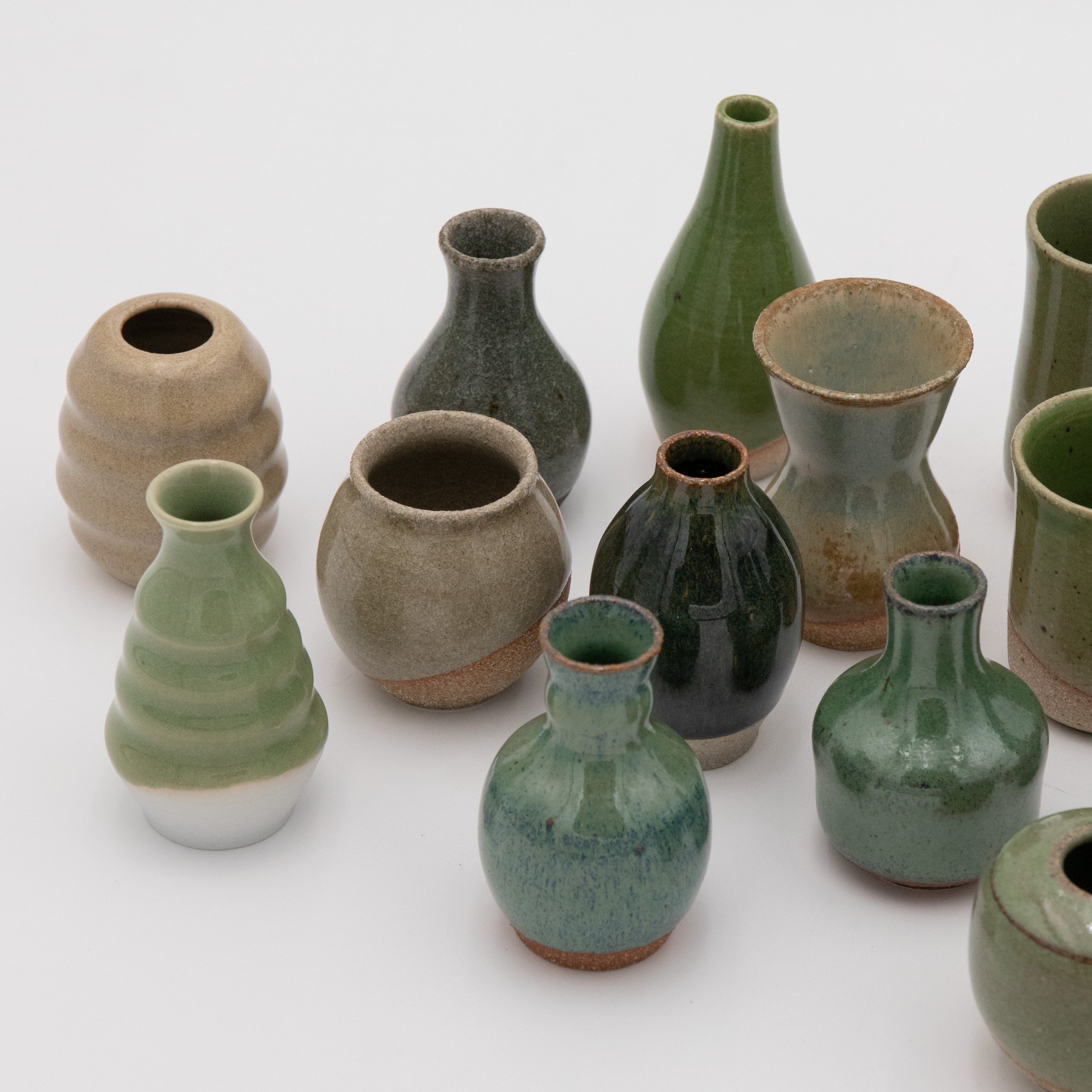 Sara Pilchman Ceramics | Tiny Pots - Forest Mix