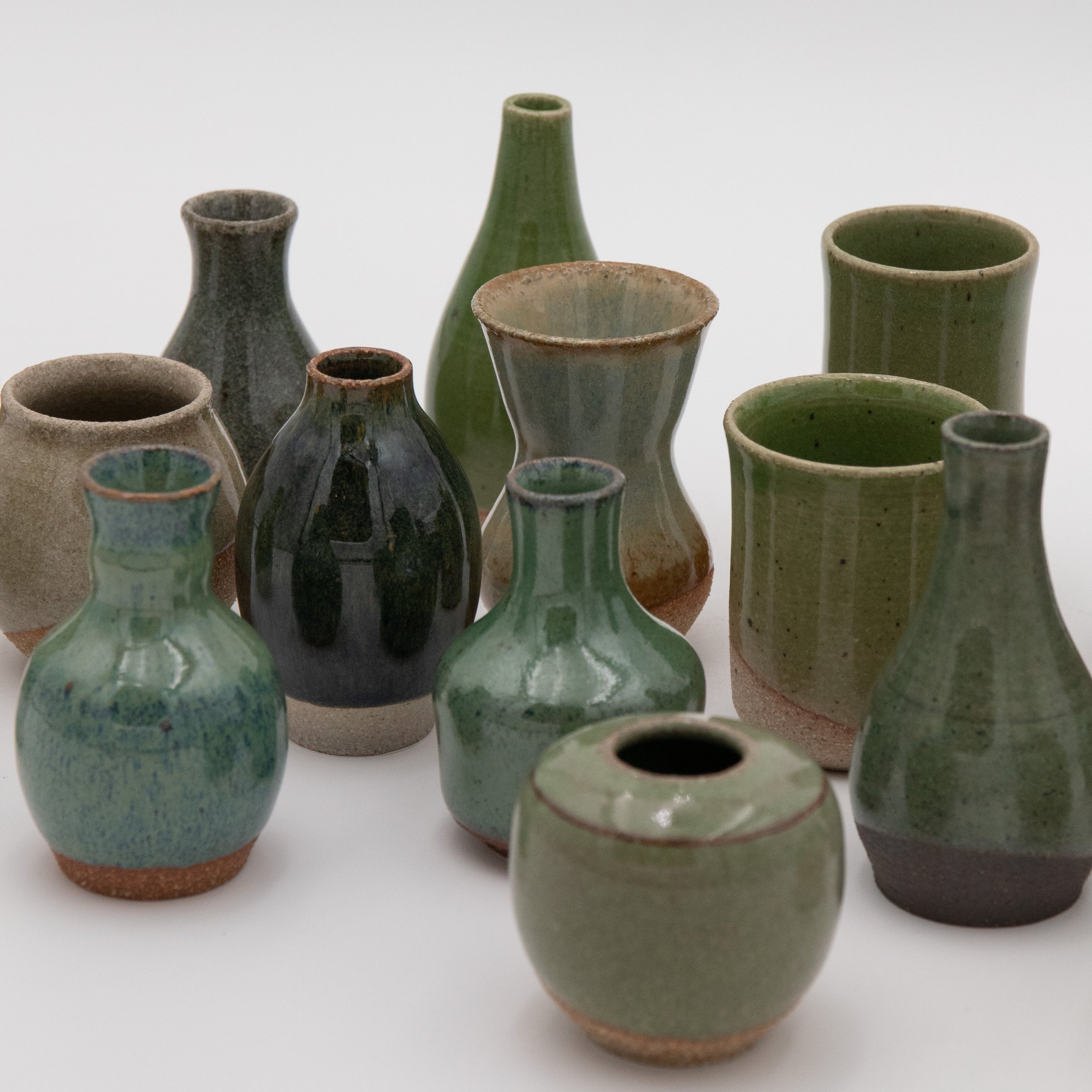 Sara Pilchman Ceramics | Tiny Pots - Forest Mix