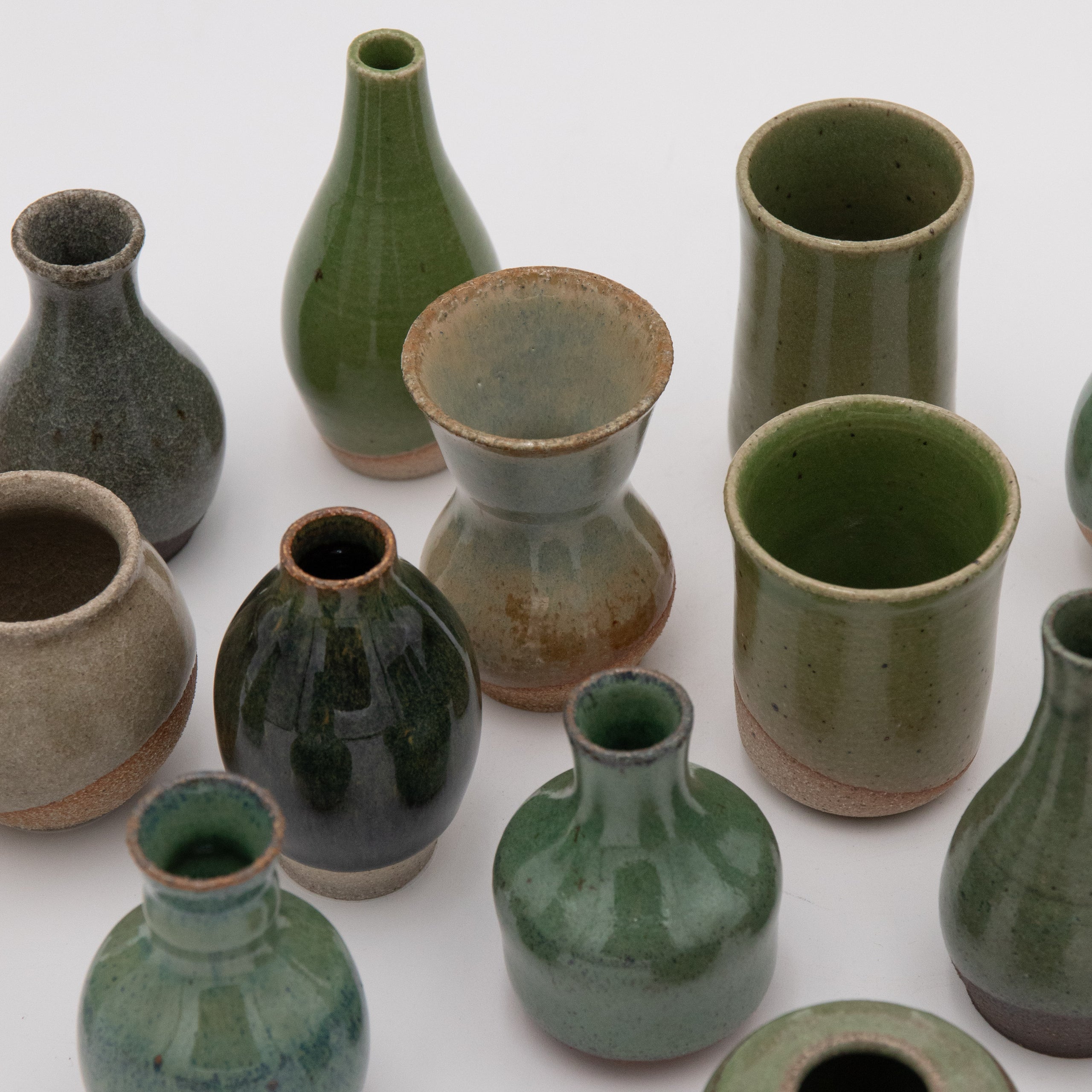 Sara Pilchman Ceramics | Tiny Pots - Forest Mix