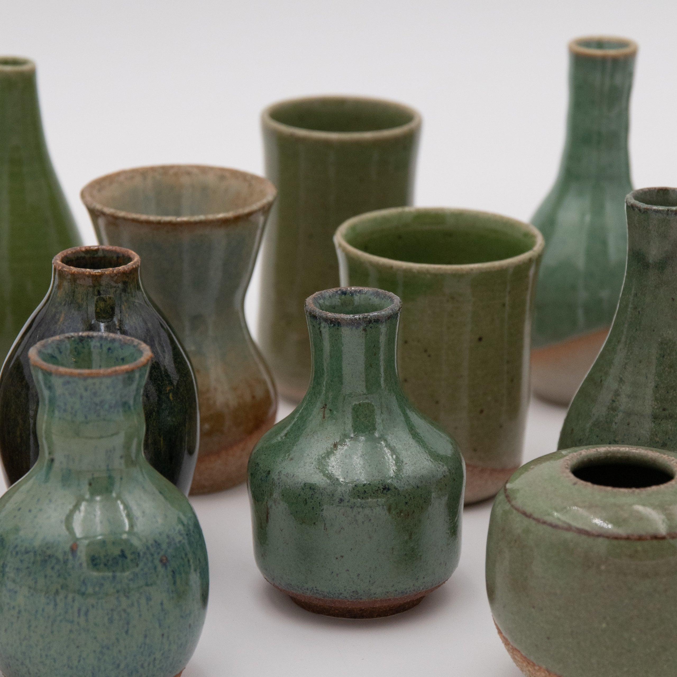 Sara Pilchman Ceramics | Tiny Pots - Forest Mix