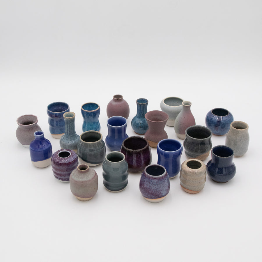 Sara Pilchman Ceramics | Tiny Pots - Ocean Mix