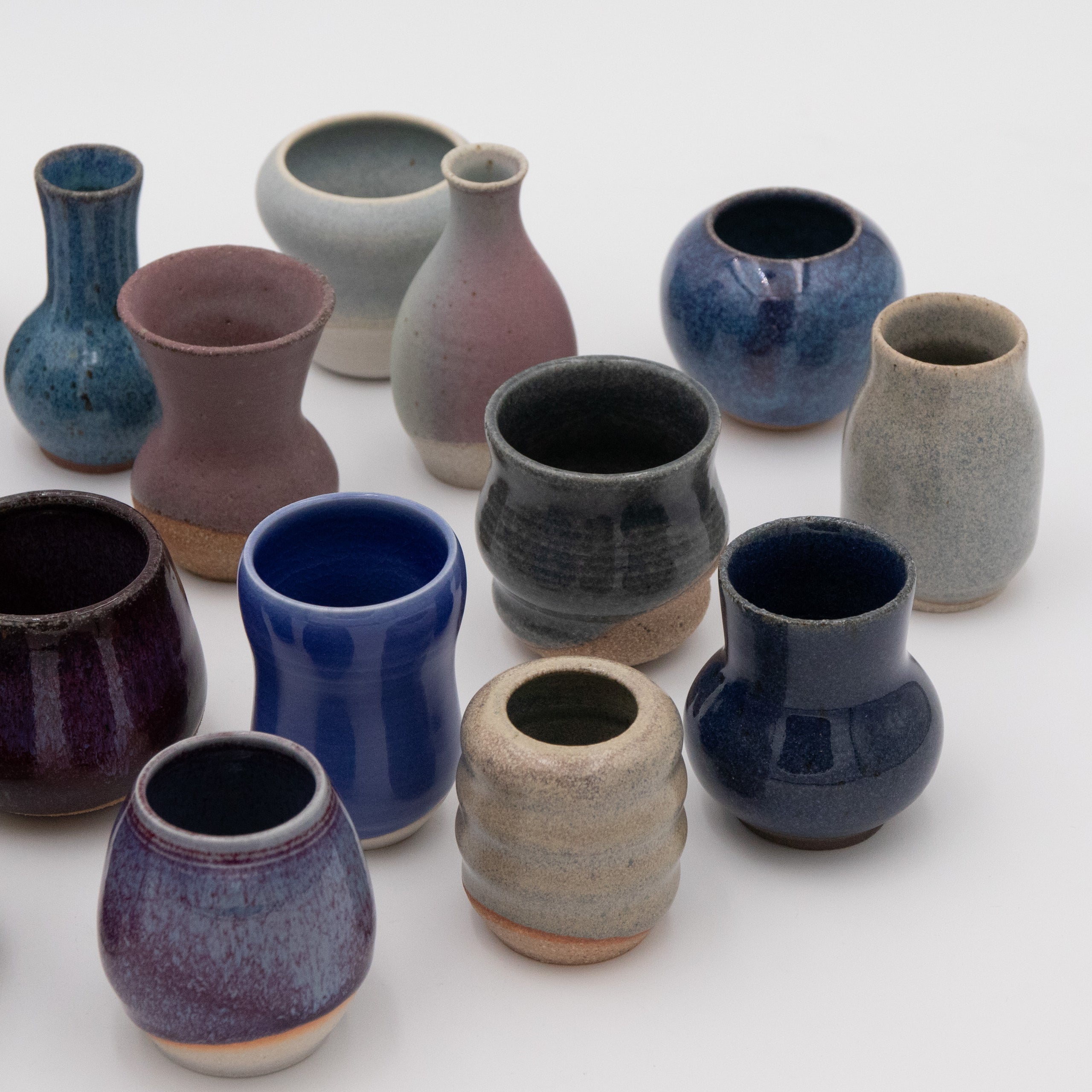 Sara Pilchman Ceramics | Tiny Pots - Ocean Mix