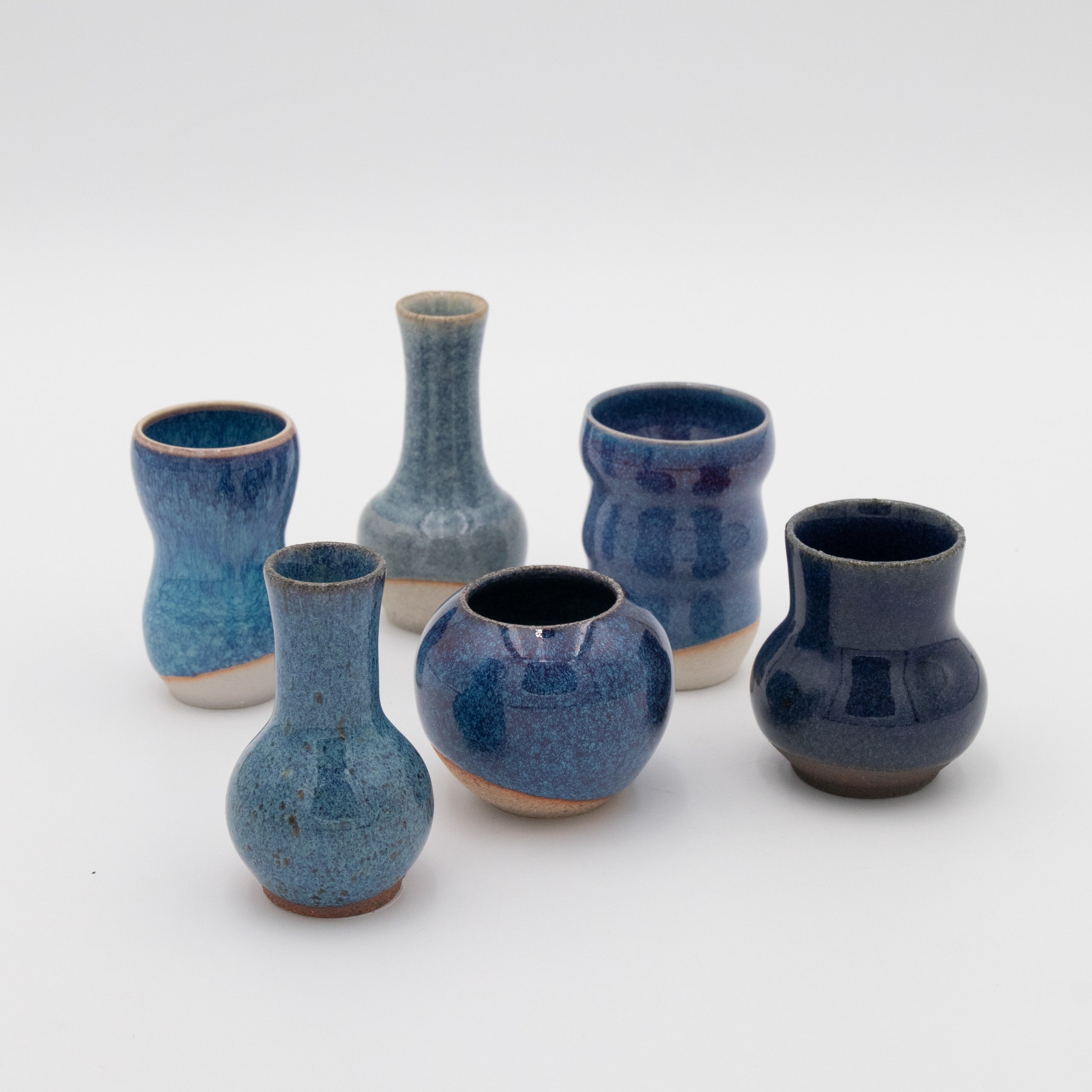 Sara Pilchman Ceramics | Tiny Pots - Ocean Mix