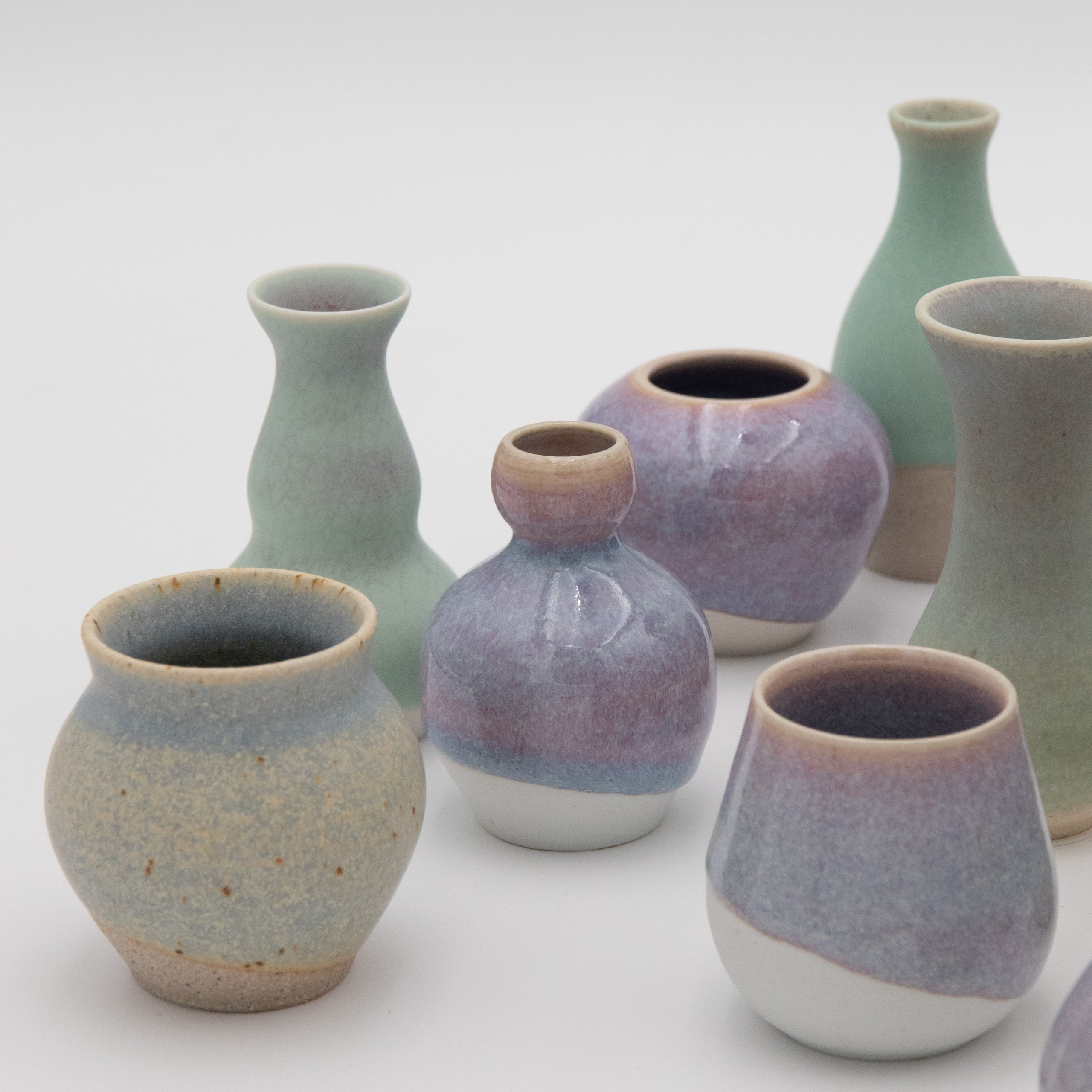 Sara Pilchman Ceramics | Tiny Pots - Sunset Mix