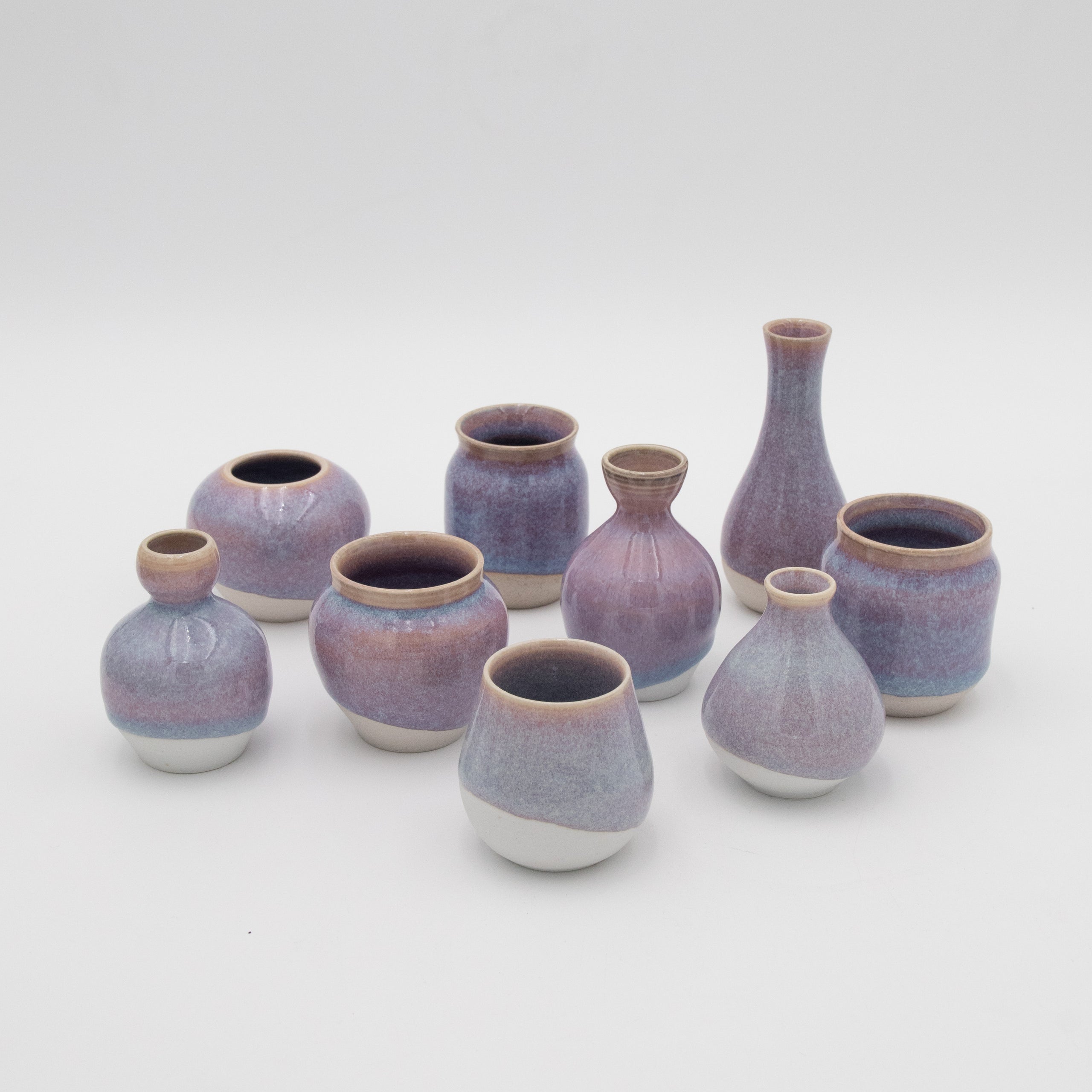 Sara Pilchman Ceramics | Tiny Pots - Sunset Mix