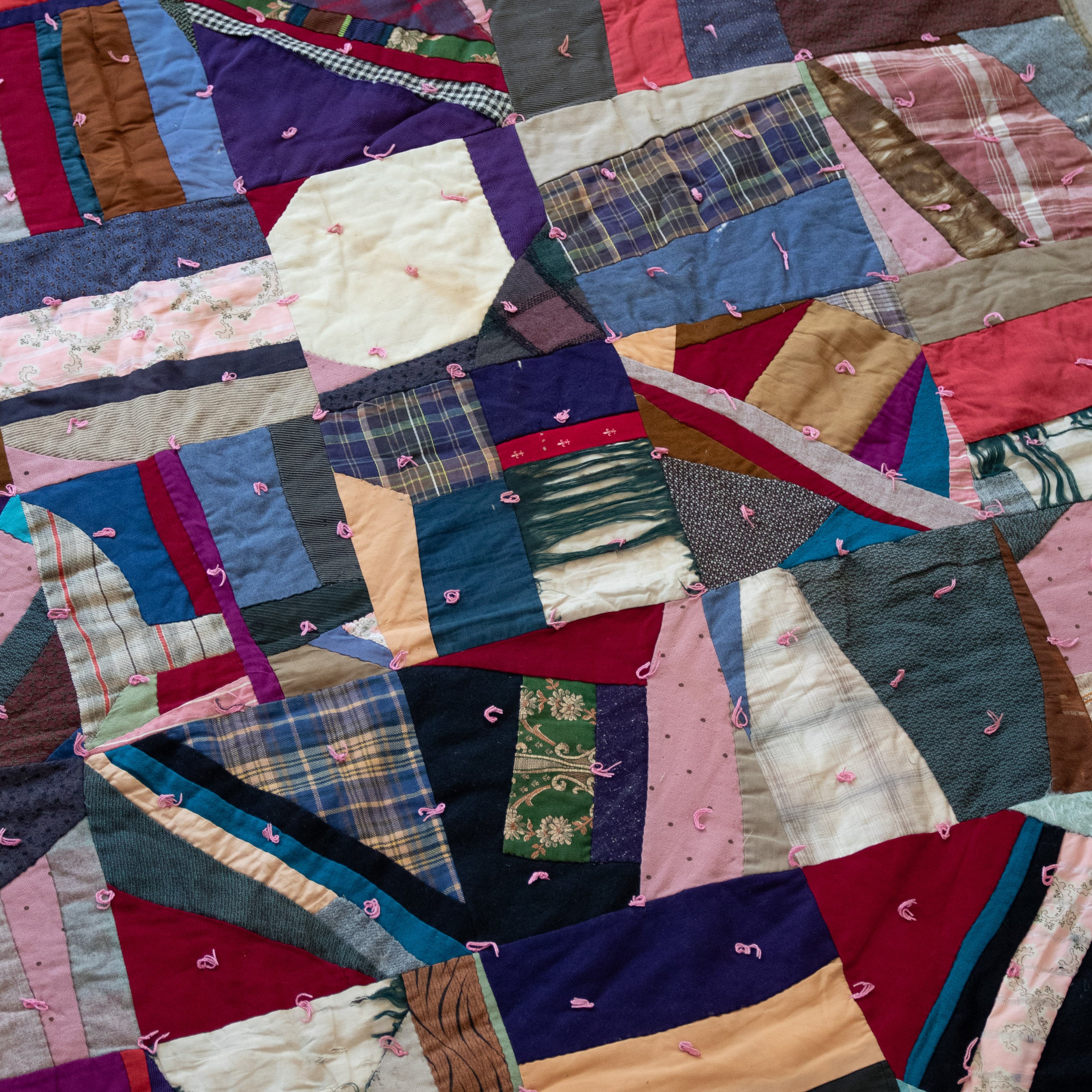 Crazy Quilt Early 20th Century